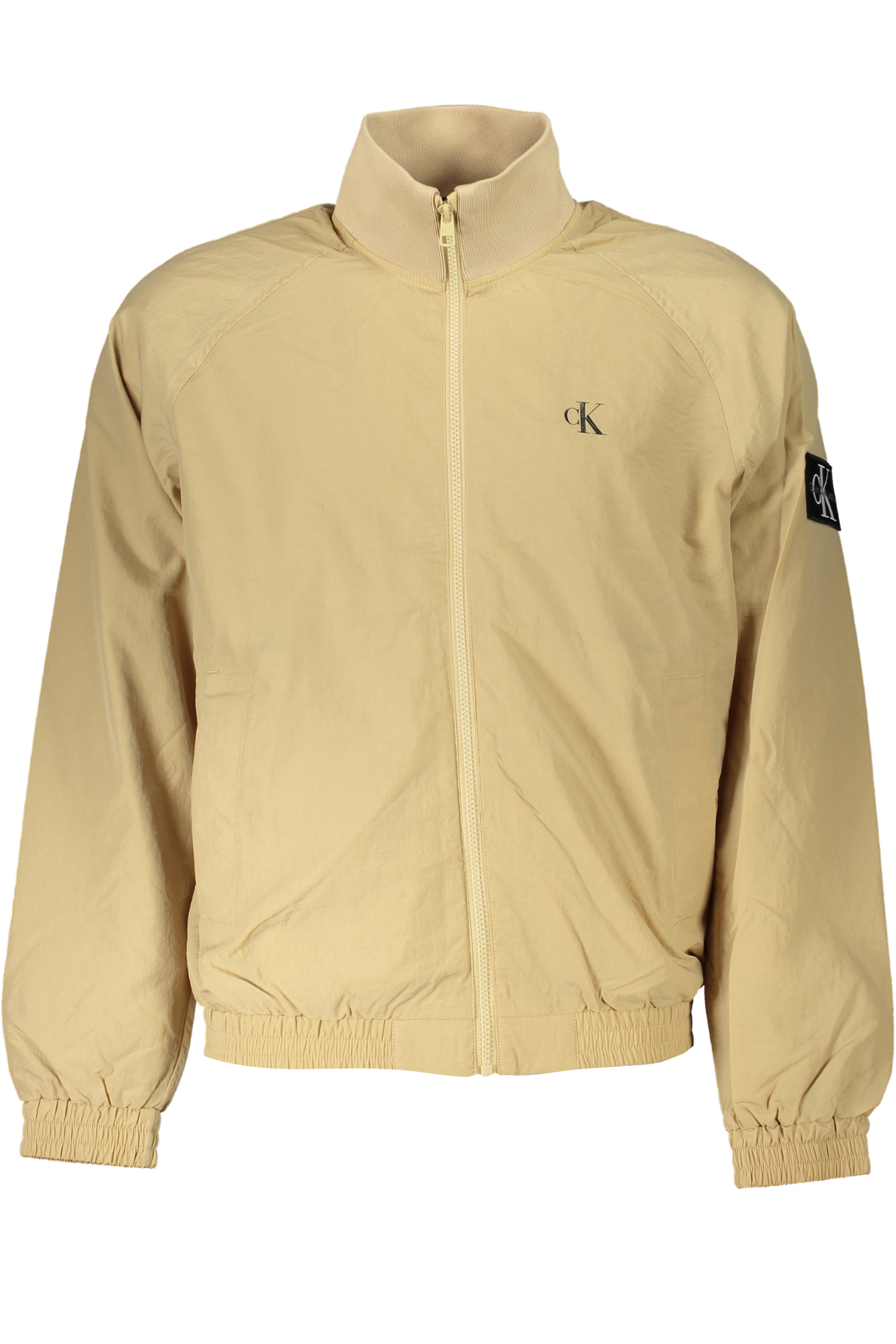 CALVIN KLEIN MEN BEIGE SPORTS JACKET