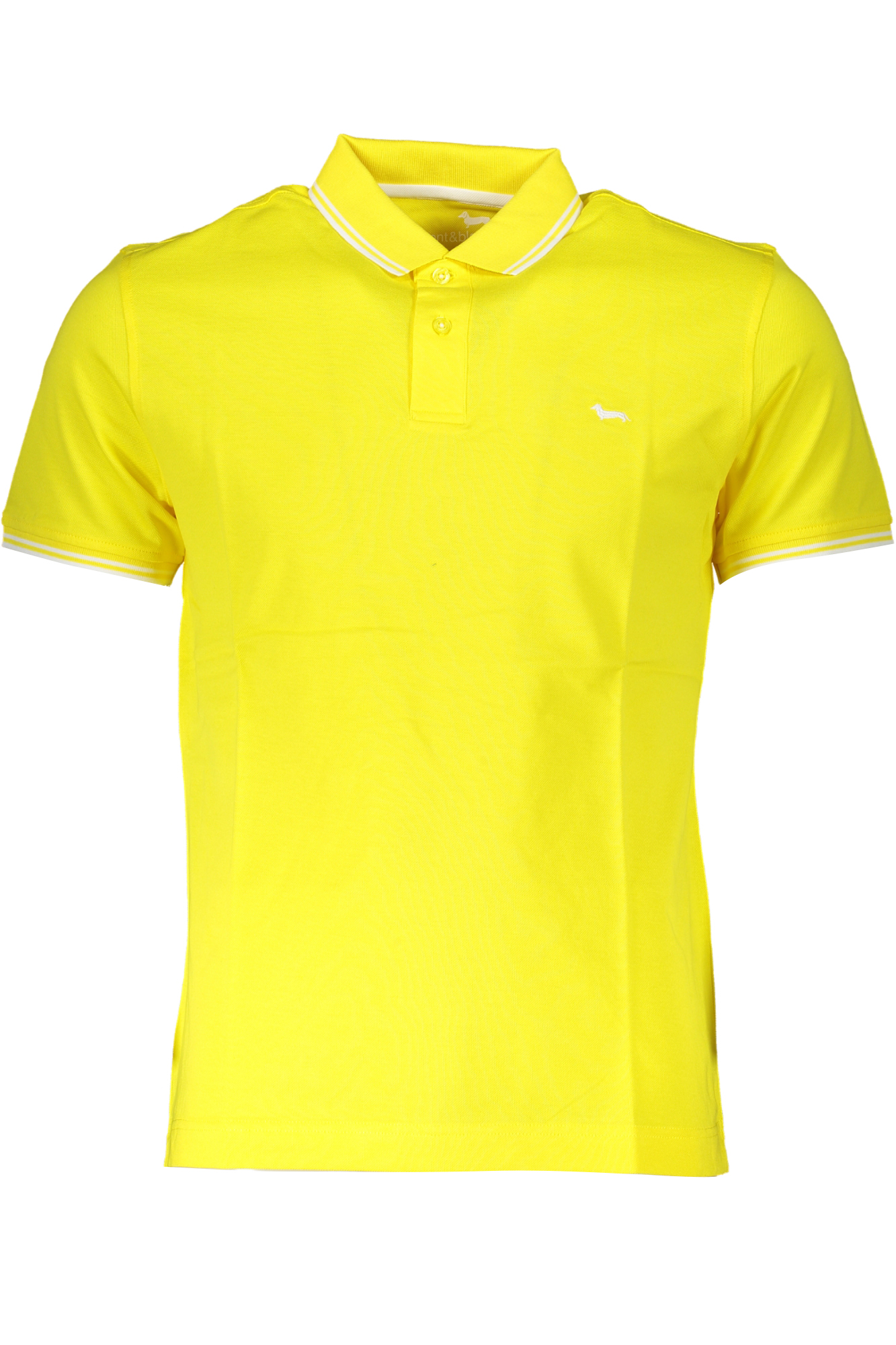 HARMONT & BLAINE YELLOW MEN SHORT SLEEVED POLO SHIRT HARMONT & BLAINE YELLOW MEN SHORT SLEEVED POLO SHIRT