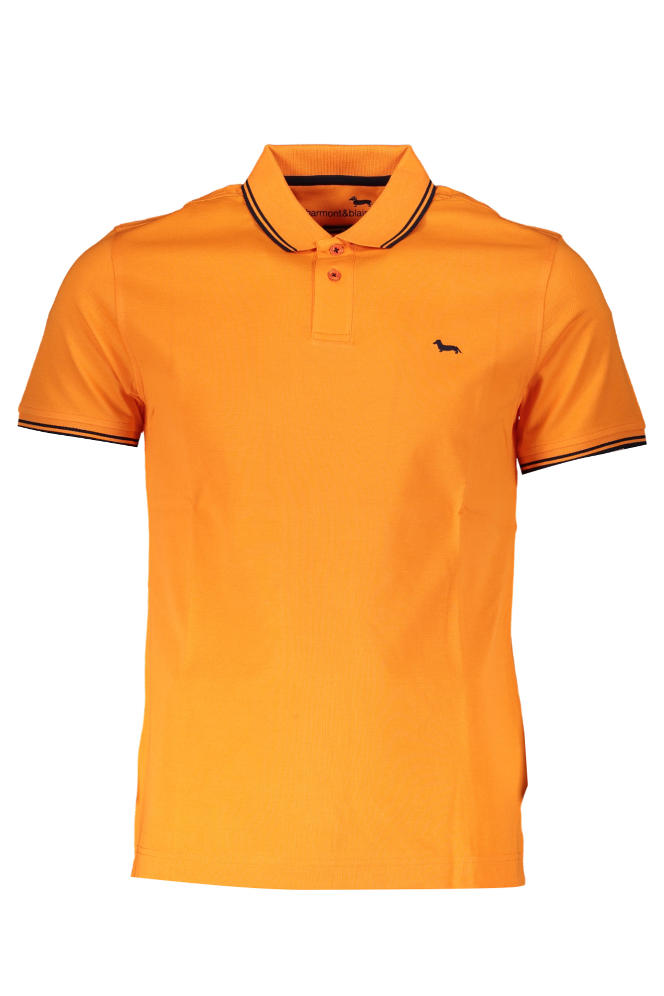 HARMONT & BLAINE MEN ORANGE SHORT SLEEVED POLO SHIRT HARMONT & BLAINE MEN ORANGE SHORT SLEEVED POLO SHIRT