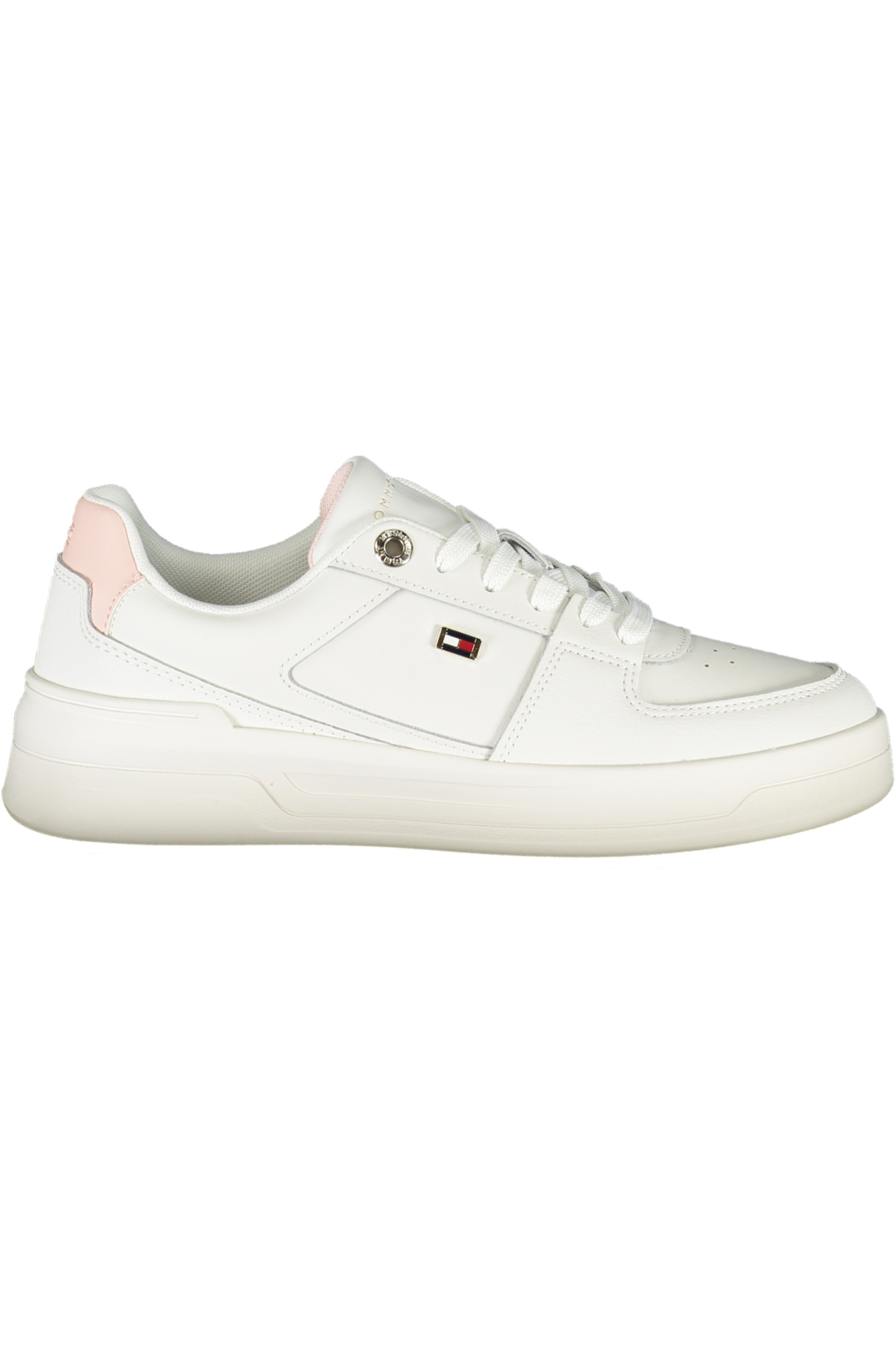 TOMMY HILFIGER WHITE WOMEN SPORTS SHOES TOMMY HILFIGER WHITE WOMEN SPORTS SHOES