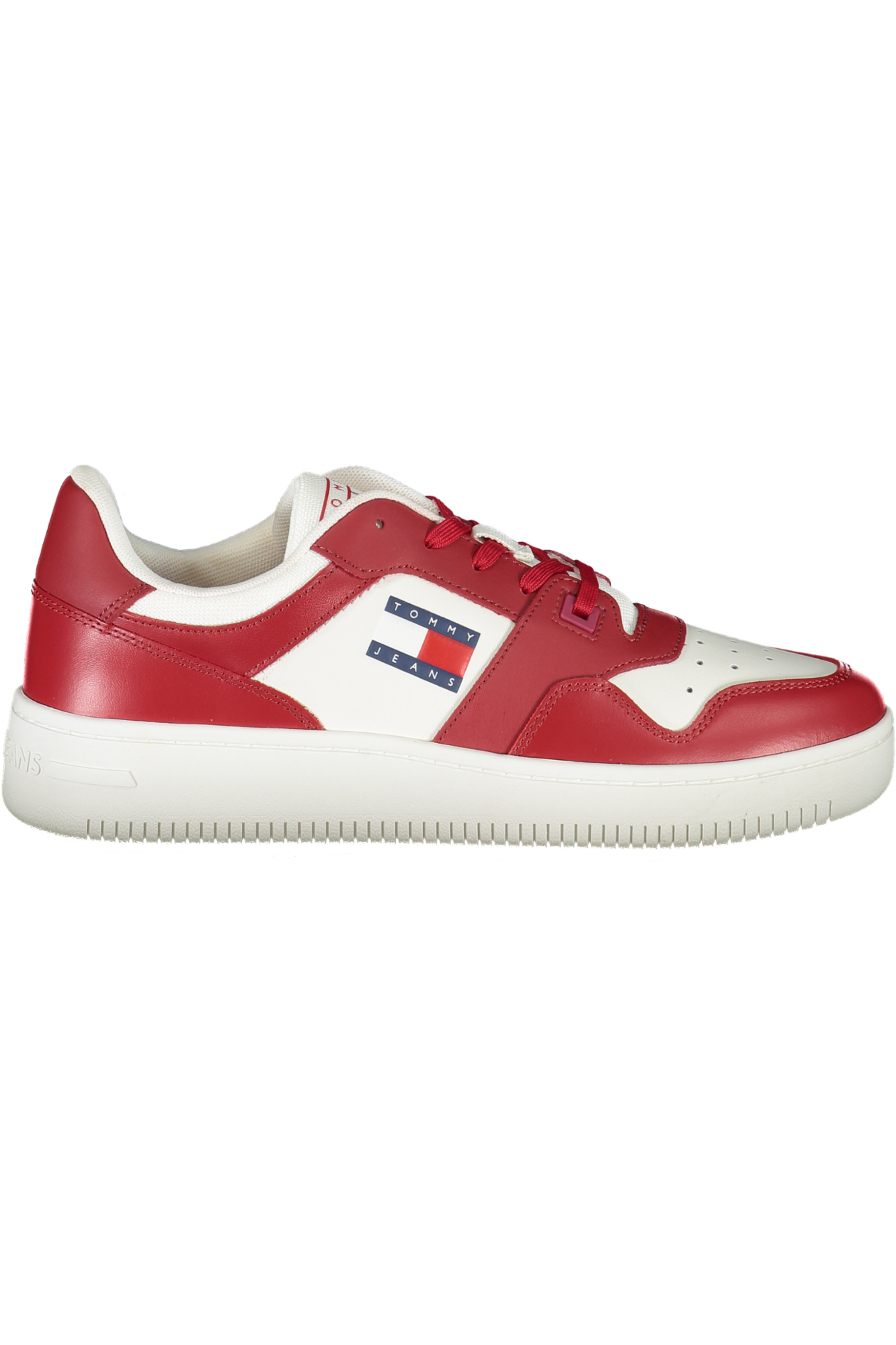TOMMY HILFIGER MEN RED SPORTS SHOES TOMMY HILFIGER MEN RED SPORTS SHOES