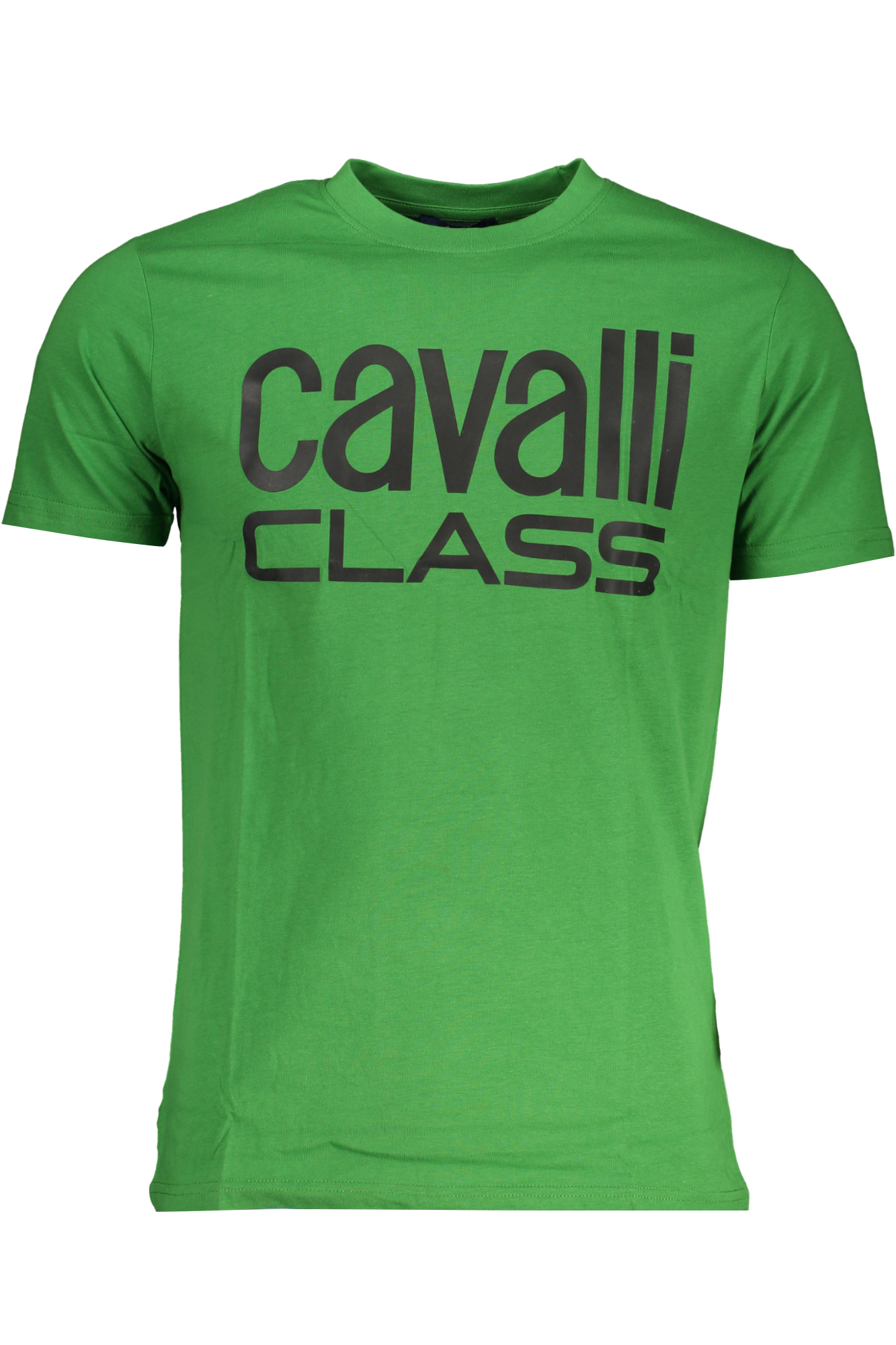 CAVALLI CLASS GREEN MEN SHORT SLEEVED T-SHIRT CAVALLI CLASS GREEN MEN SHORT SLEEVED T-SHIRT