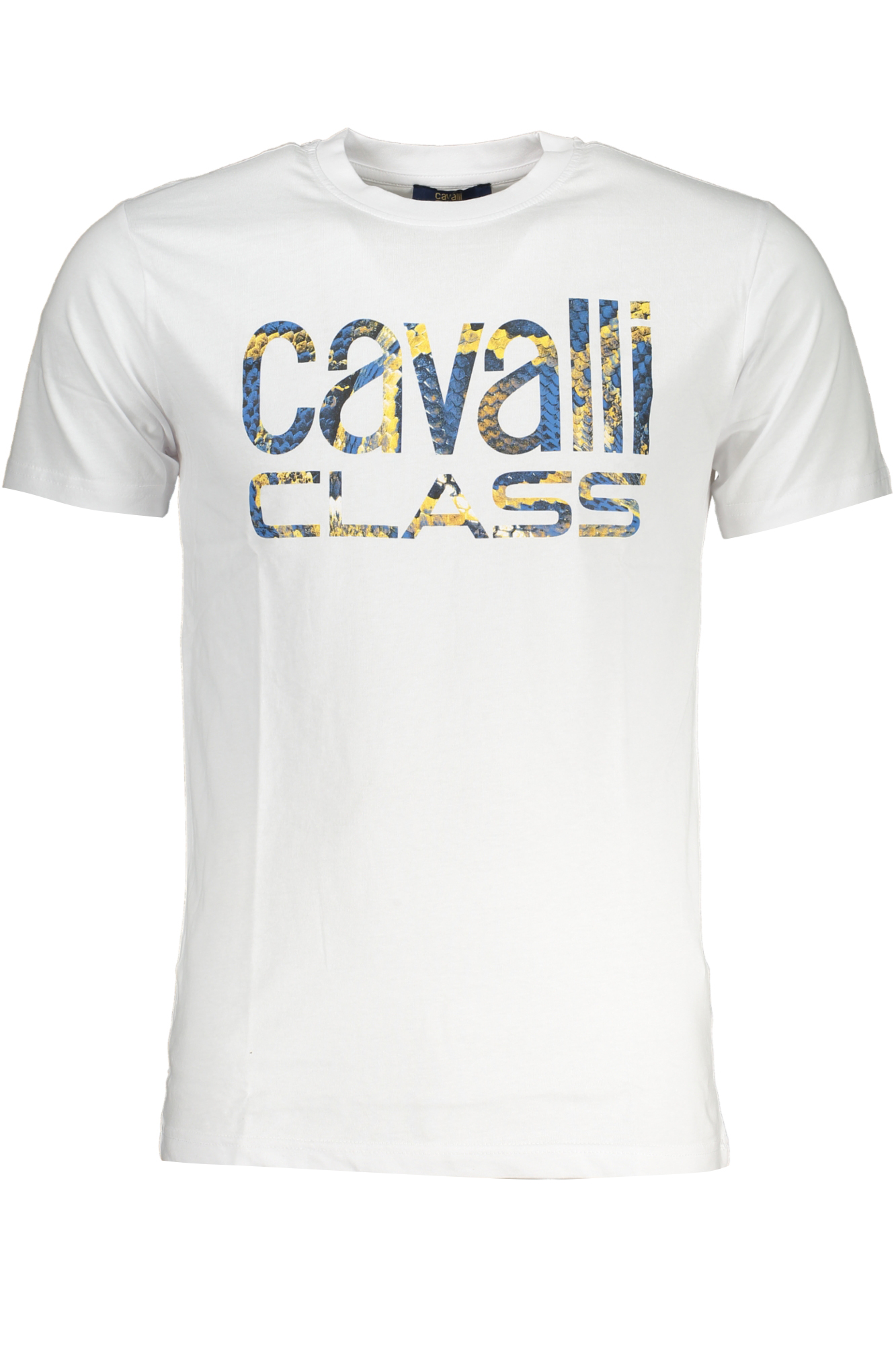 CAVALLI CLASS MEN SHORT SLEEVED T-SHIRT WHITE