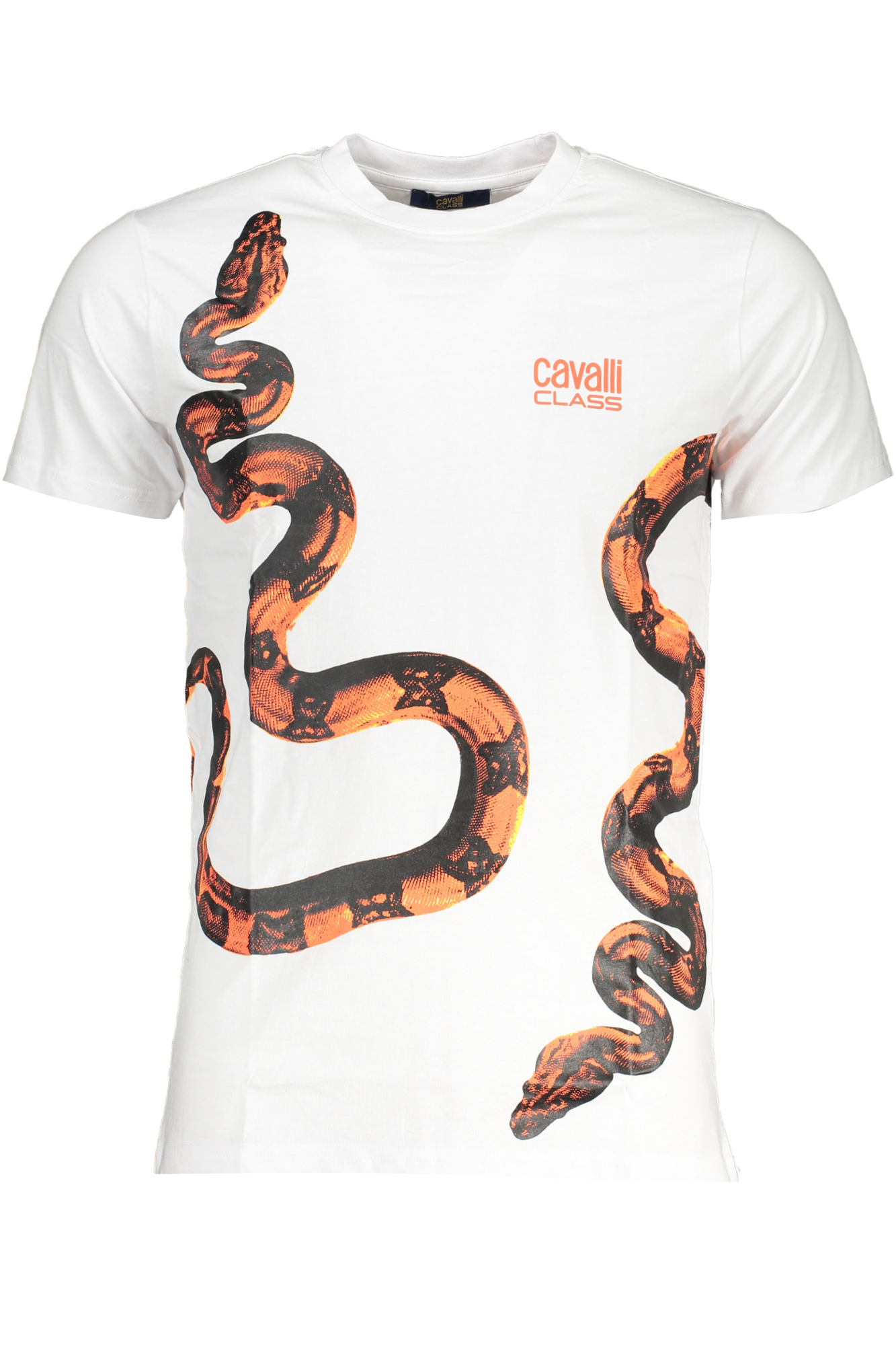 CAVALLI CLASS MEN SHORT SLEEVED T-SHIRT WHITE