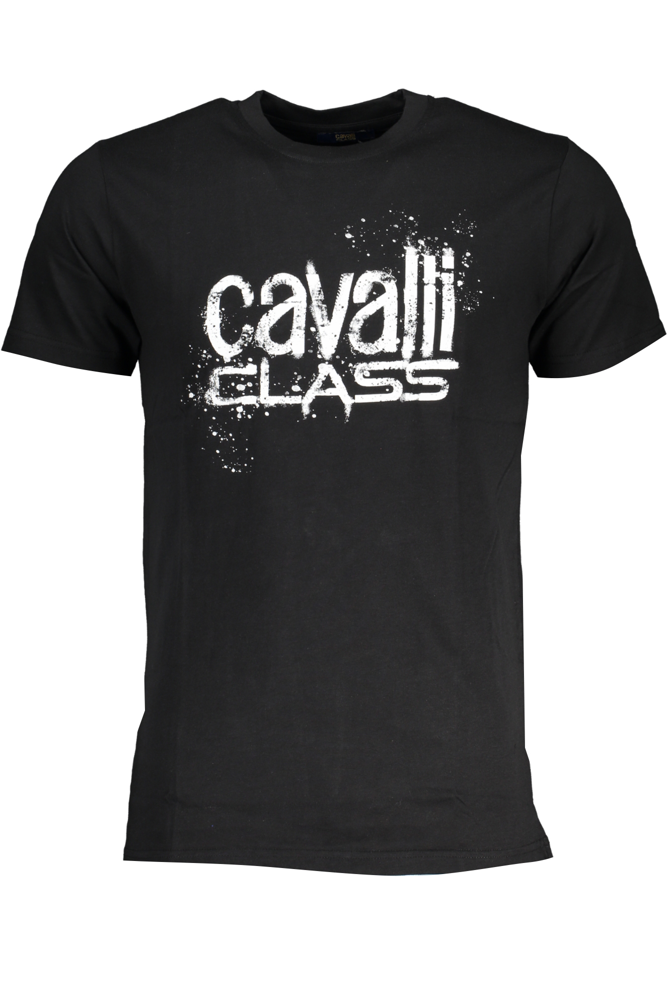 CAVALLI CLASS MEN SHORT SLEEVE T-SHIRT BLACK