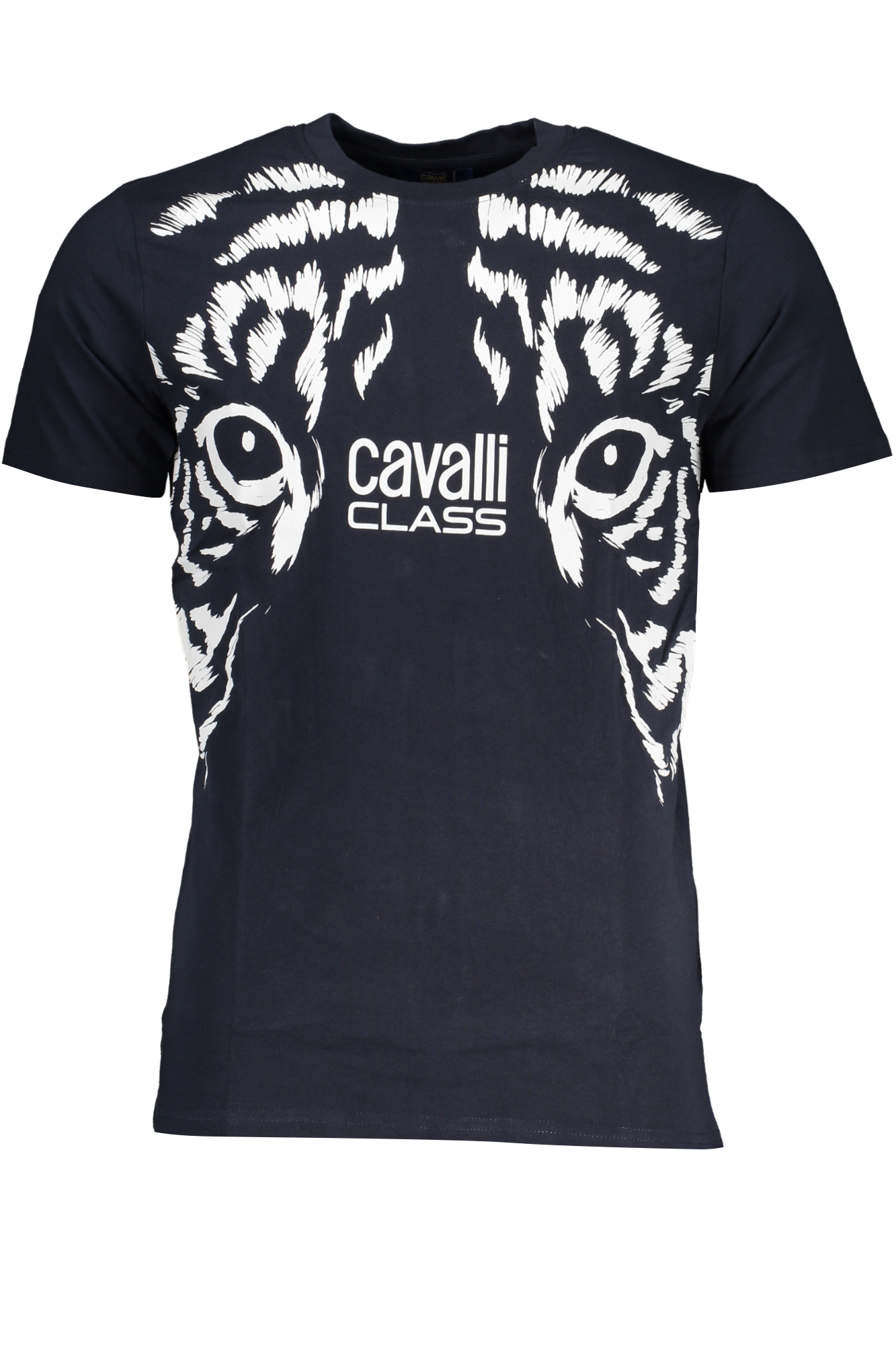 CAVALLI CLASS MEN SHORT SLEEVED T-SHIRT BLUE