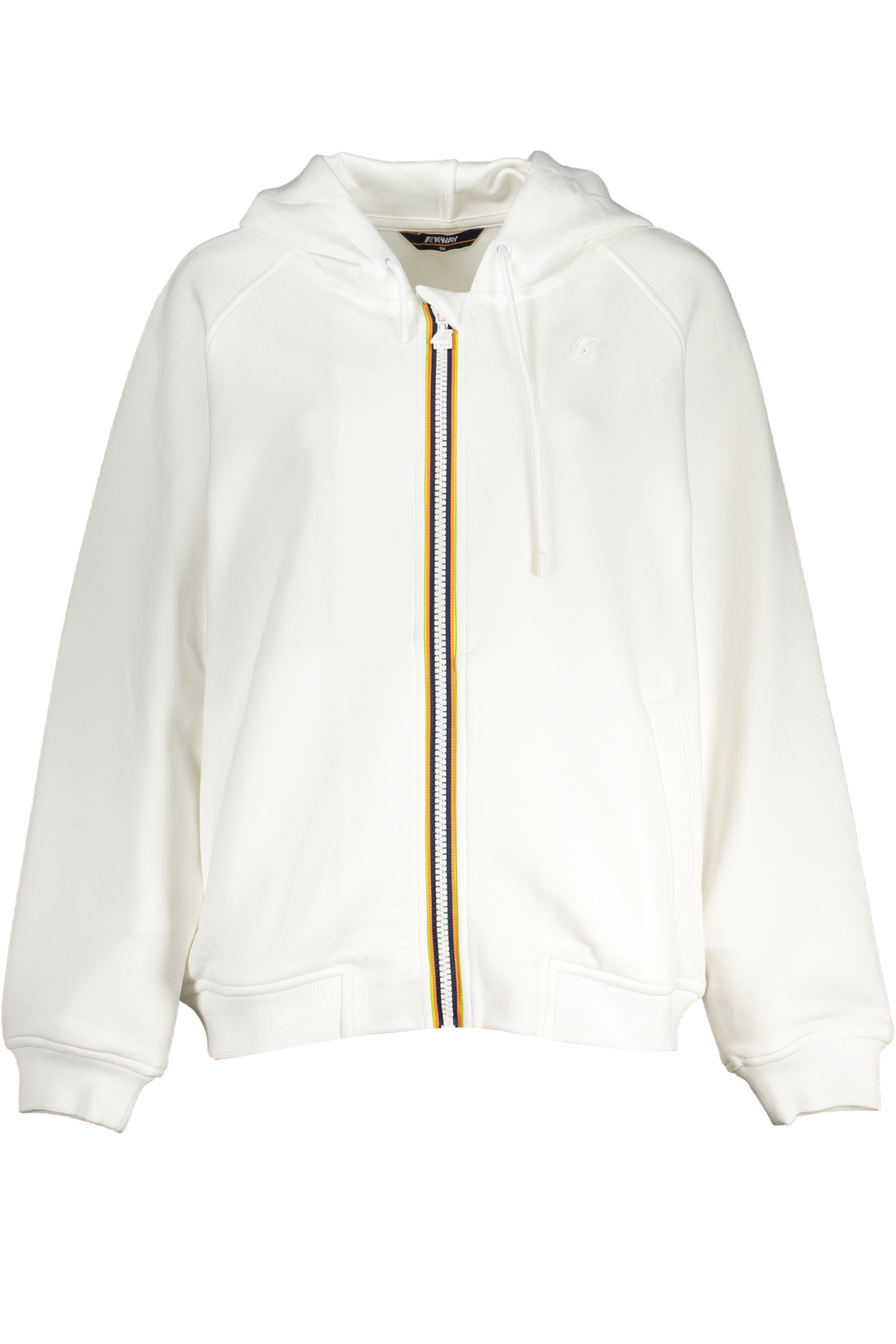 K-WAY WOMEN ZIP SWEATSHIRT WHITE