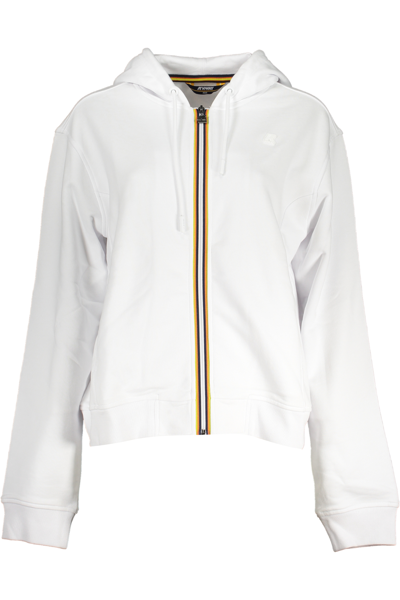 K-WAY WOMEN ZIP SWEATSHIRT WHITE