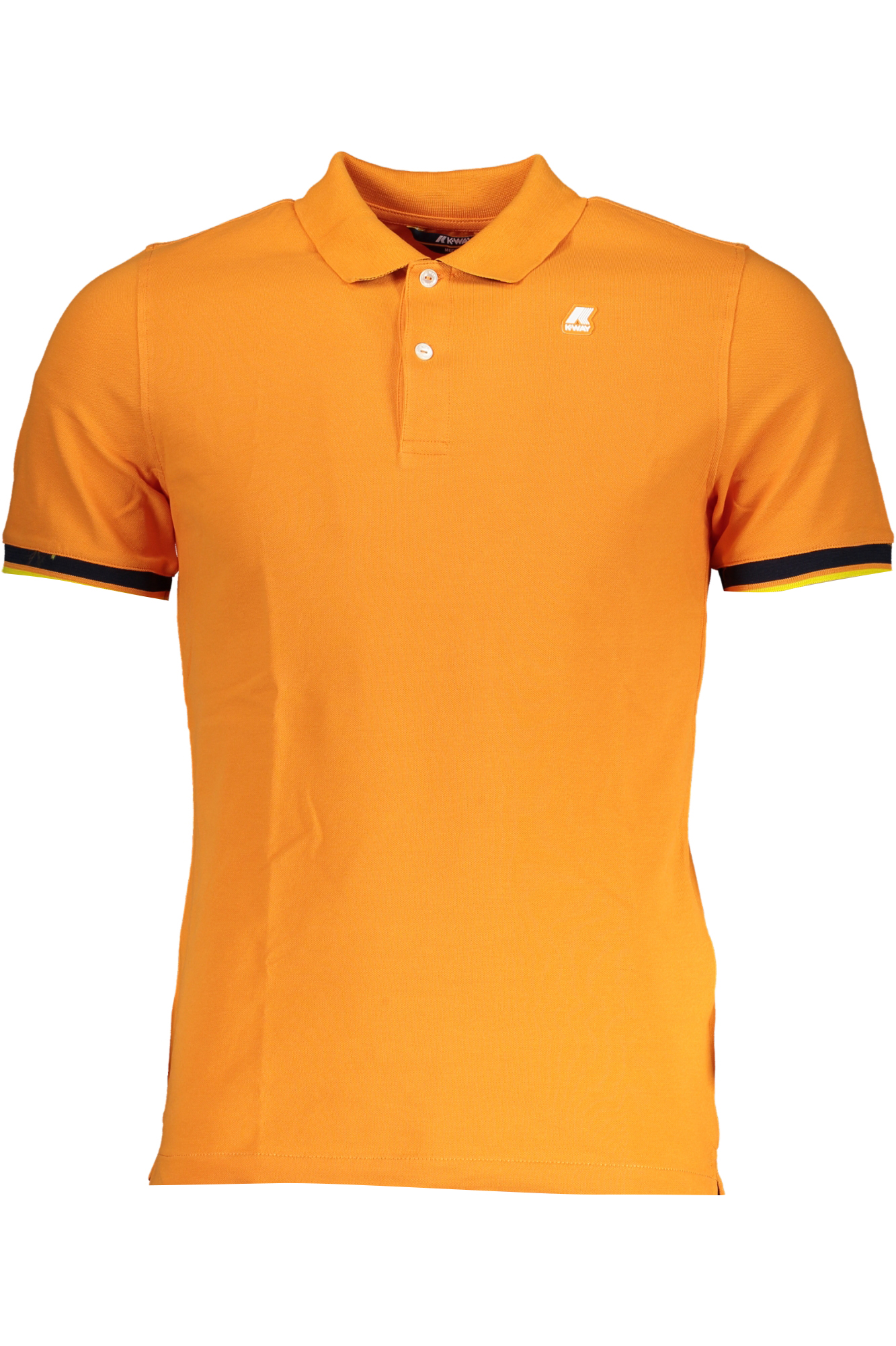 K-WAY MEN ORANGE SHORT-SLEEVED POLO SHIRT