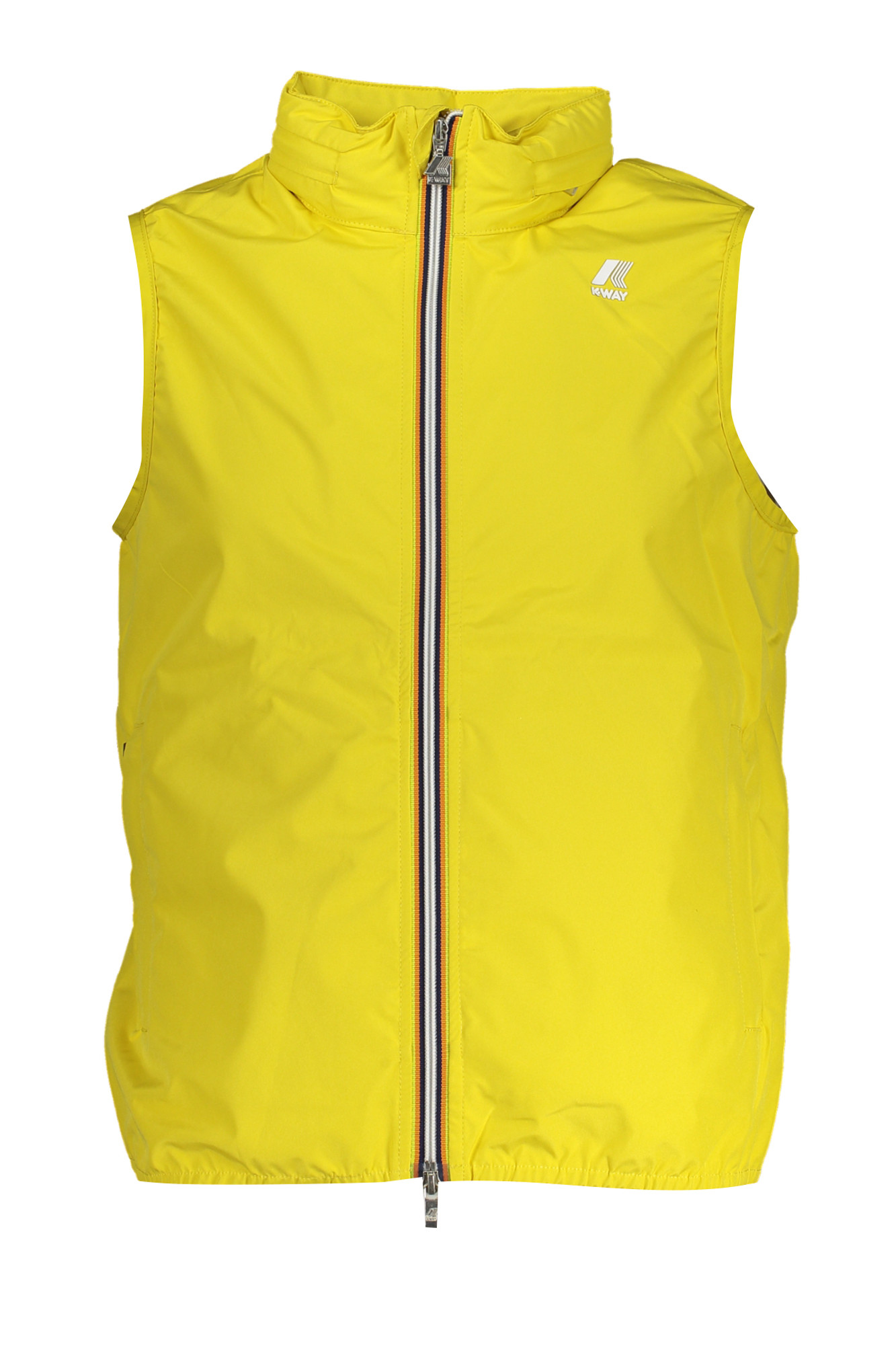 MEN YELLOW K-WAY SLEEVELESS
