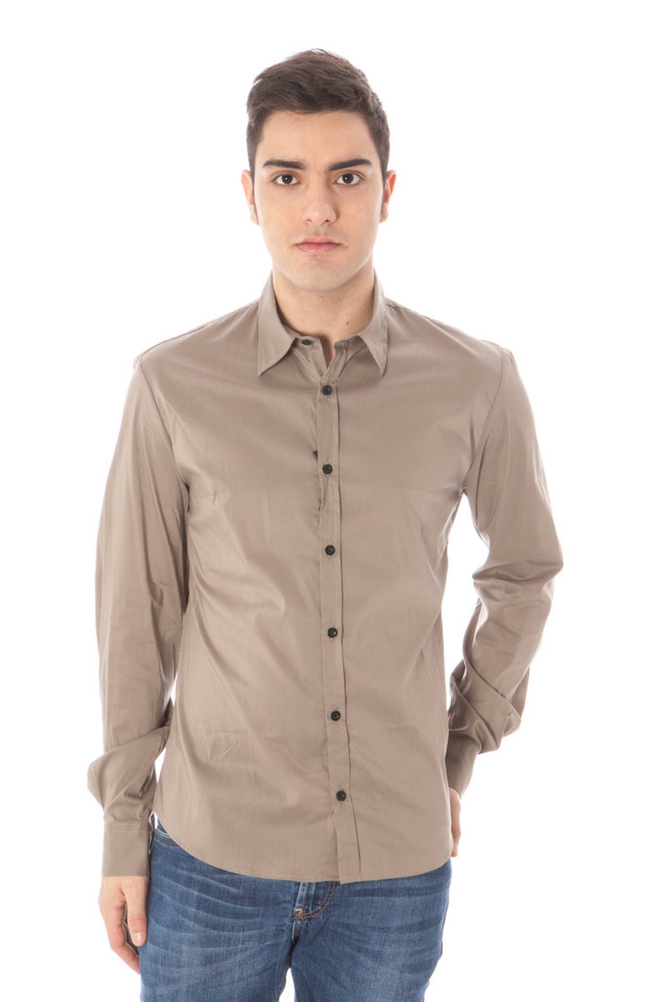 COSTUME NATIONAL GREEN MAN LONG SLEEVE SHIRT COSTUME NATIONAL GREEN MAN LONG SLEEVE SHIRT