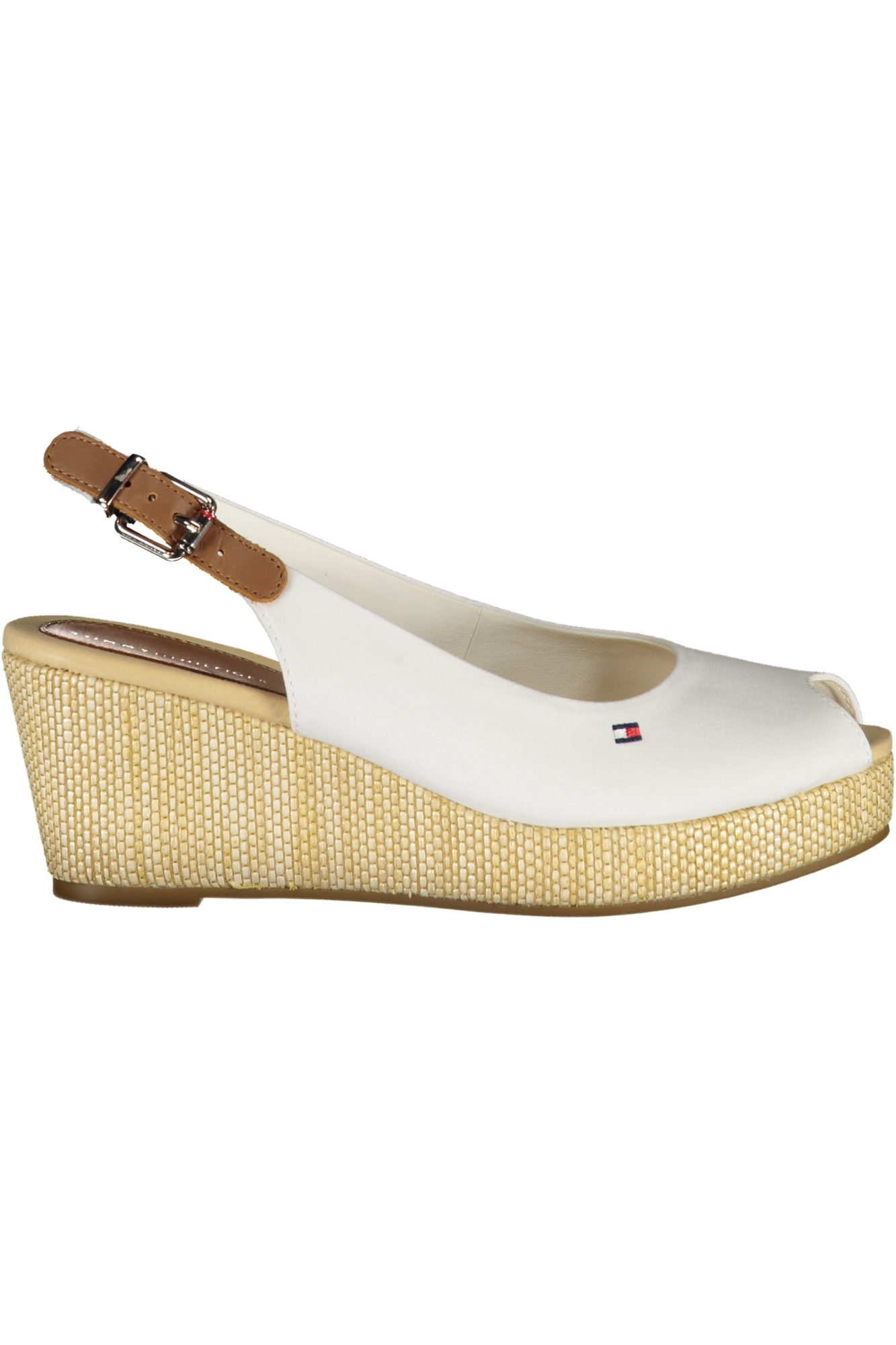 TOMMY HILFIGER WOMEN WHITE SANDAL FOOTWEAR TOMMY HILFIGER WOMEN WHITE SANDAL FOOTWEAR
