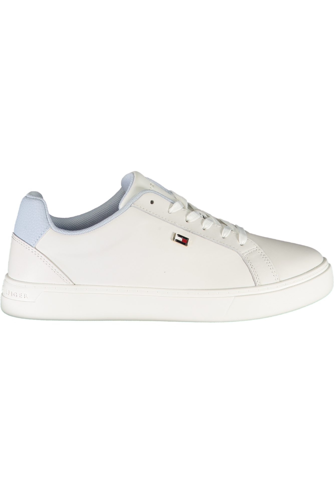 TOMMY HILFIGER WHITE WOMEN SPORTS SHOES TOMMY HILFIGER WHITE WOMEN SPORTS SHOES