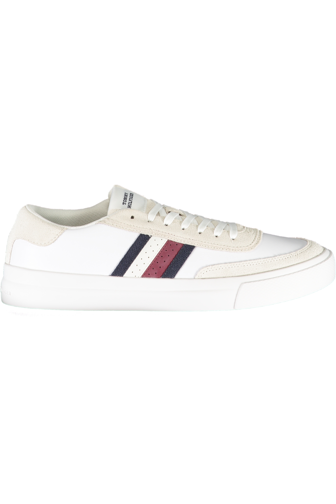 TOMMY HILFIGER MEN WHITE SPORTS SHOES TOMMY HILFIGER MEN WHITE SPORTS SHOES