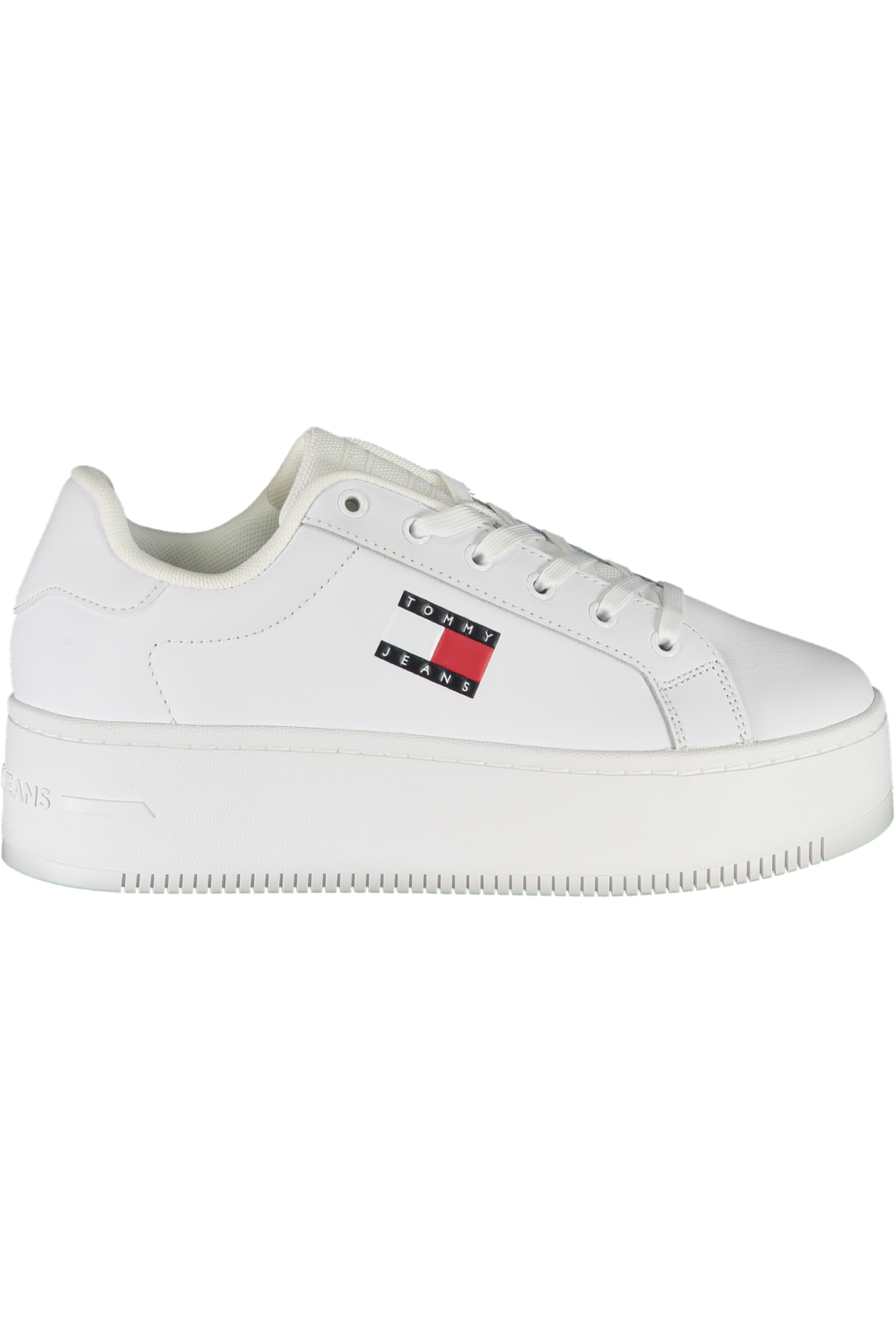 TOMMY HILFIGER WHITE WOMEN SPORTS SHOES TOMMY HILFIGER WHITE WOMEN SPORTS SHOES