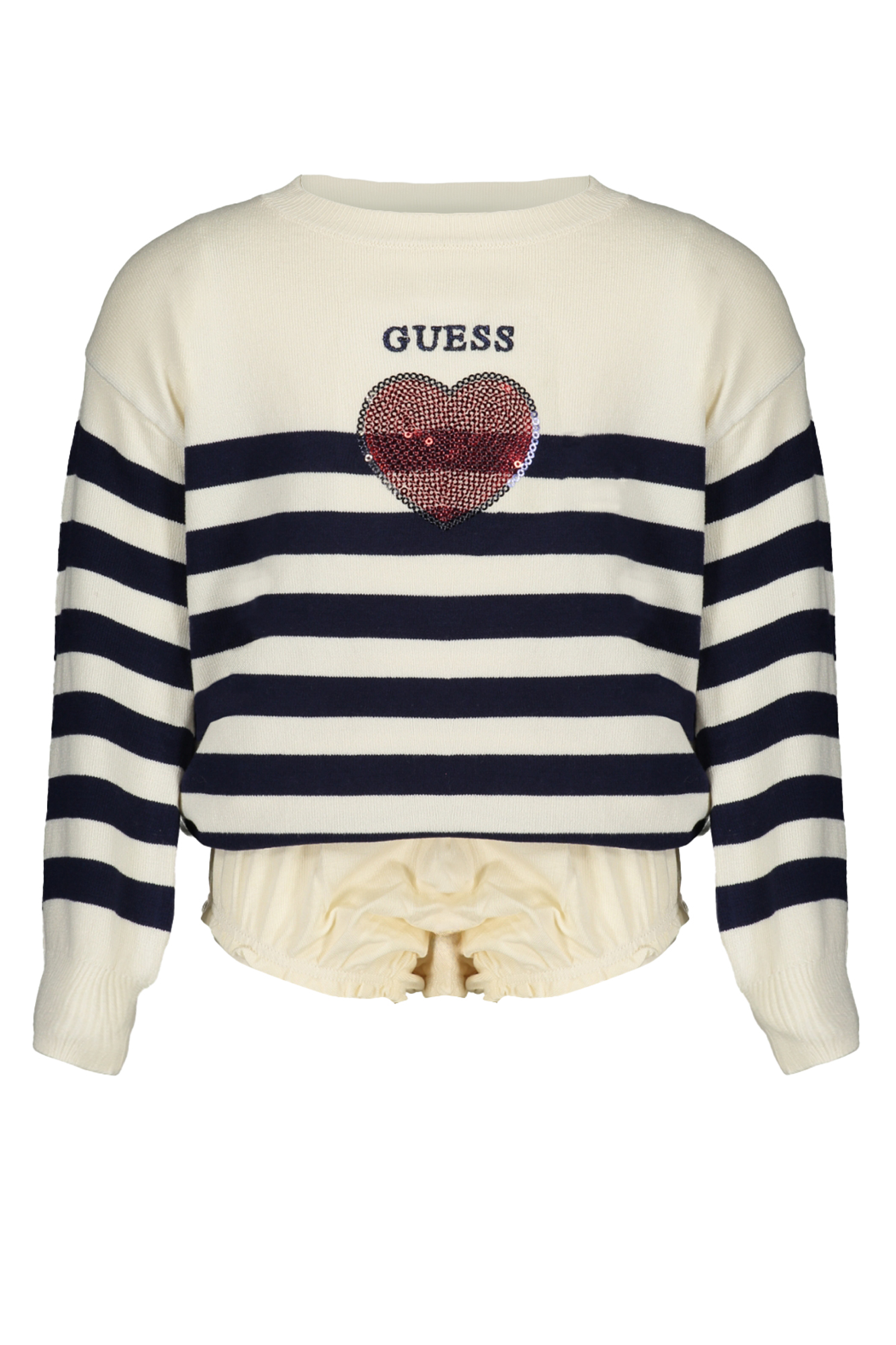 GUESS JEANS WHITE GIRL SWEATER GUESS JEANS WHITE GIRL SWEATER