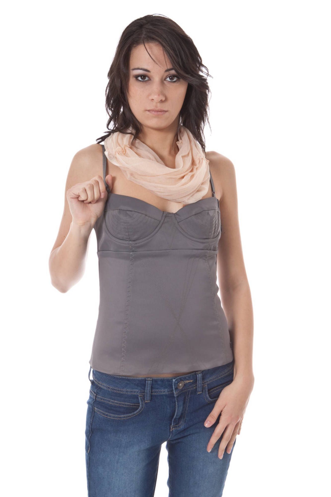 JOHN GALLIANO TOP WOMAN GRAY JOHN GALLIANO TOP WOMAN GRAY