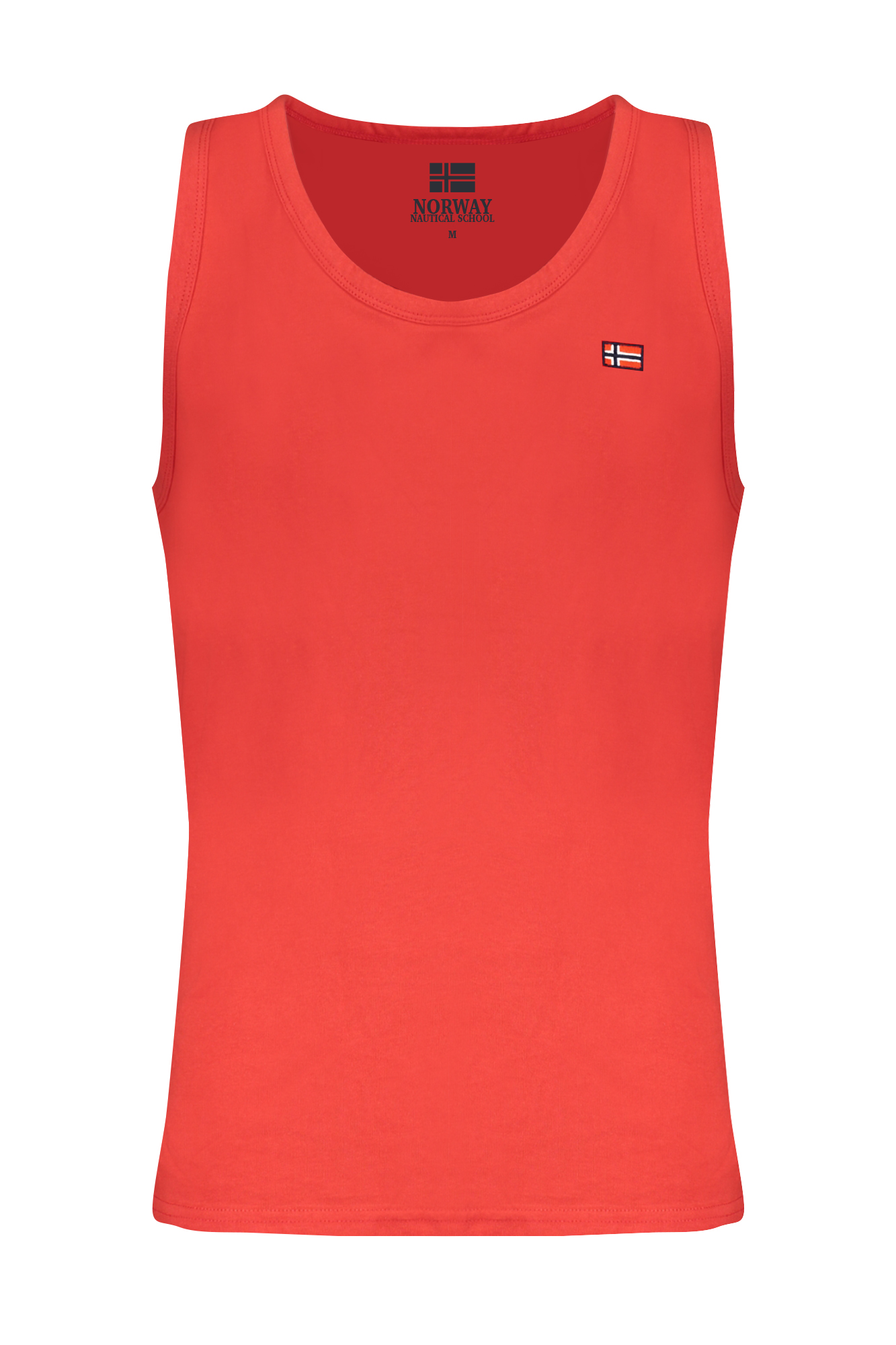 NORWAY 1963 MEN RED TANK TOP NORWAY 1963 MEN RED TANK TOP