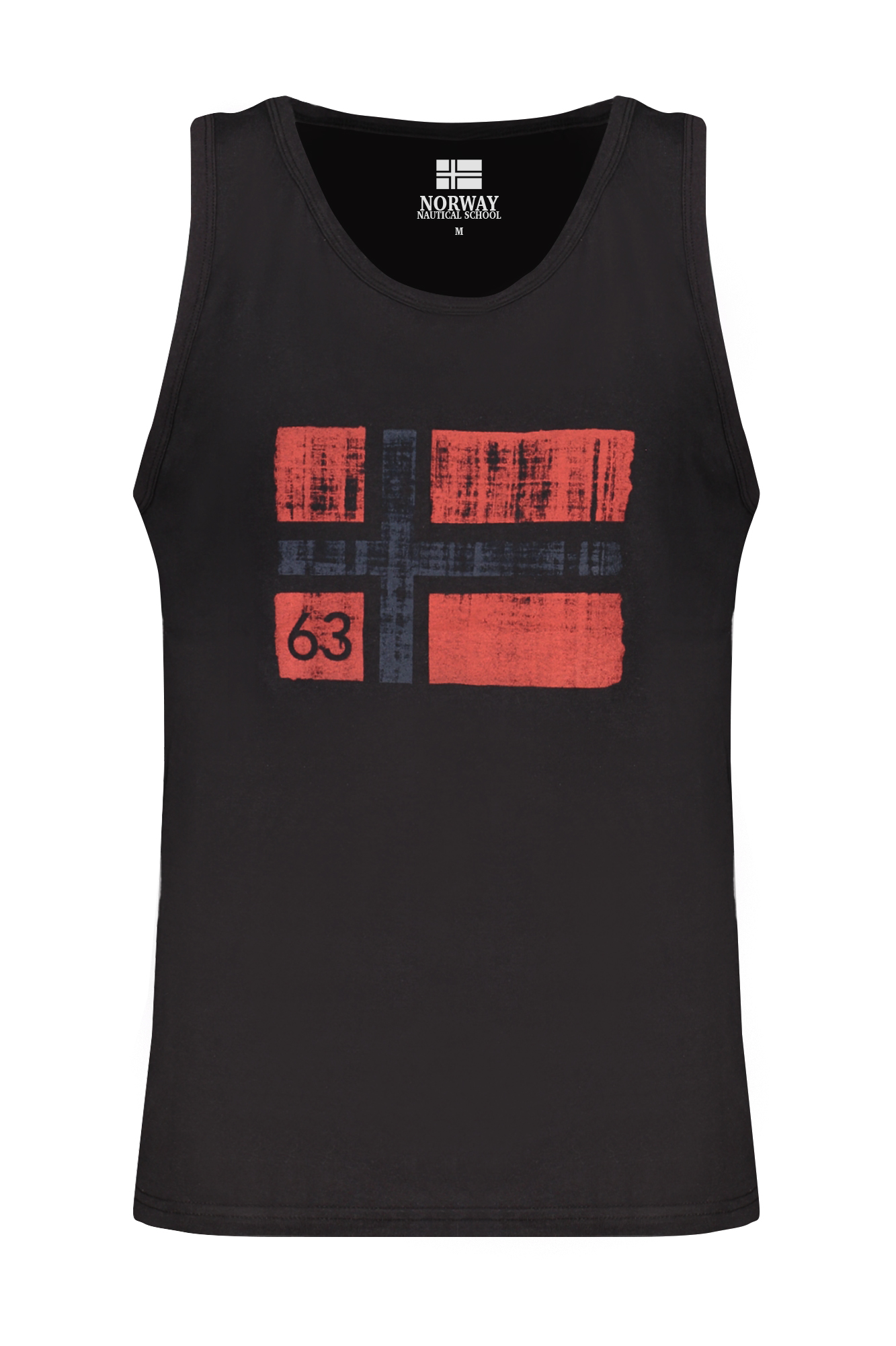 NORWAY 1963 BLACK MEN TANK TOP NORWAY 1963 BLACK MEN TANK TOP