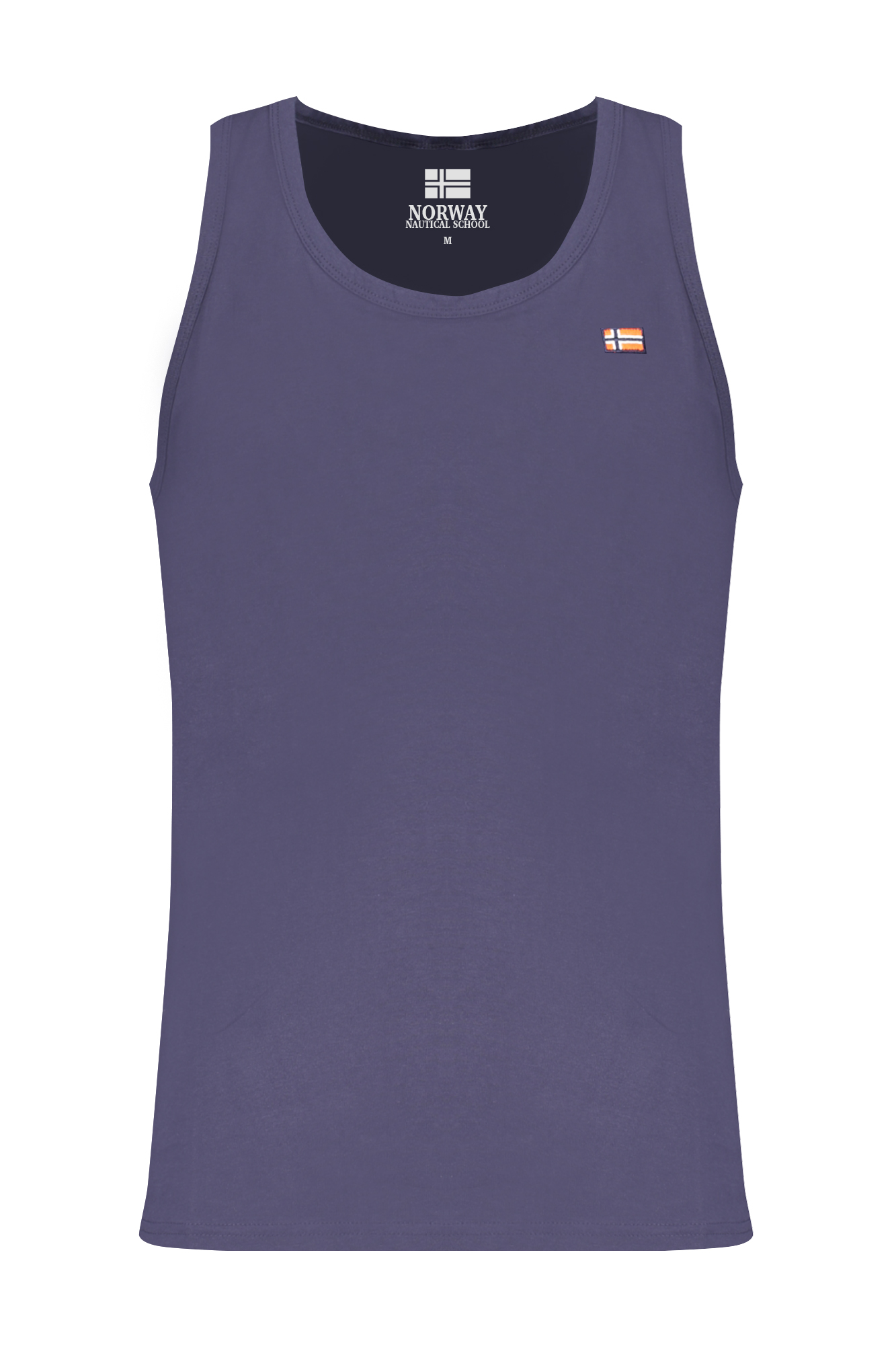 NORWAY 1963 MEN BLUE TANK TOP NORWAY 1963 MEN BLUE TANK TOP