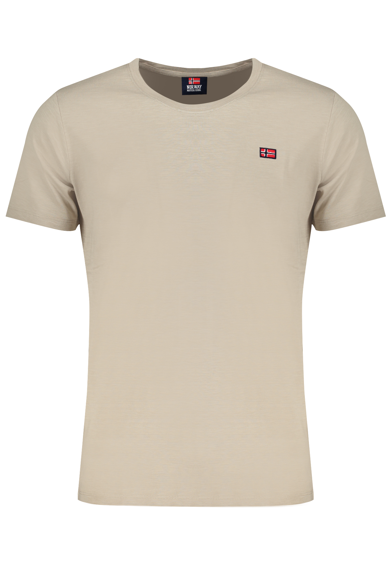 NORWAY 1963 BEIGE MEN SHORT SLEEVE T-SHIRT NORWAY 1963 BEIGE MEN SHORT SLEEVE T-SHIRT