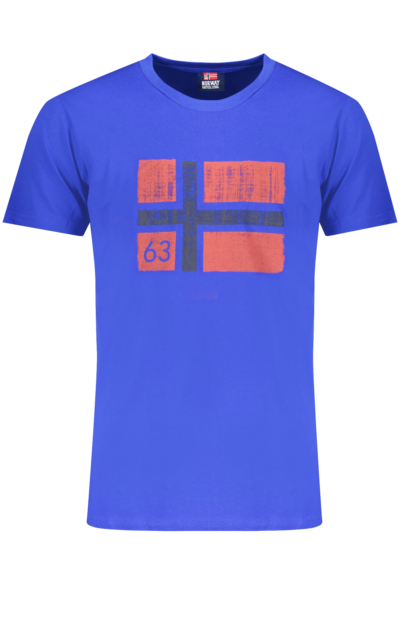 NORWAY 1963 MEN SHORT SLEEVE T-SHIRT BLUE NORWAY 1963 MEN SHORT SLEEVE T-SHIRT BLUE