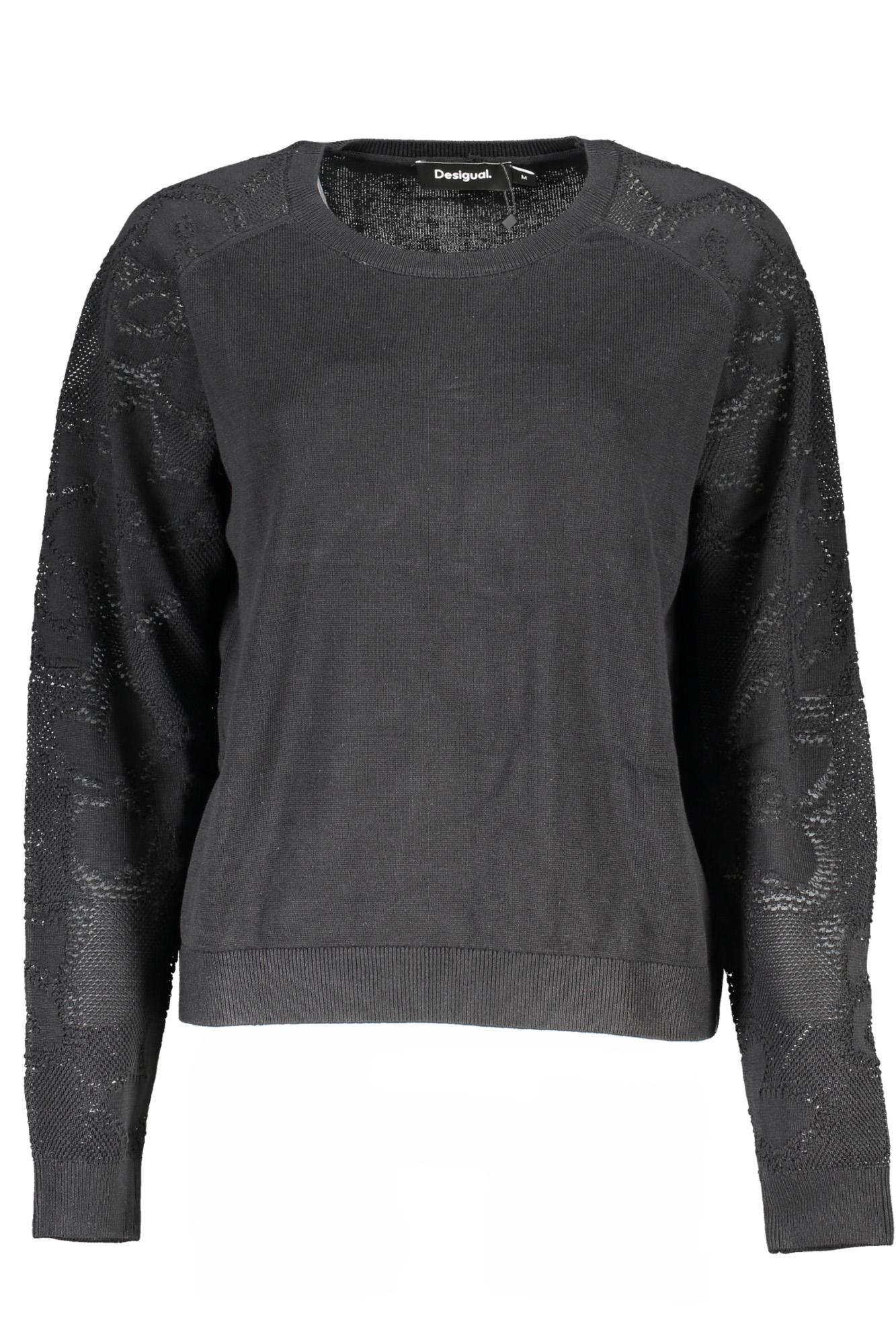 DESIGUAL BLACK WOMEN SWEATER DESIGUAL BLACK WOMEN SWEATER
