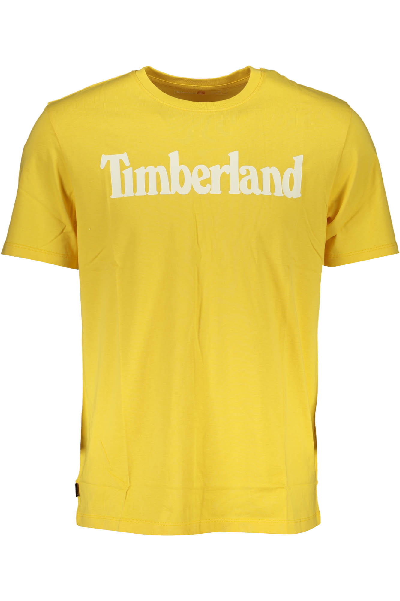 TIMBERLAND YELLOW MEN SHORT SLEEVED T-SHIRT TIMBERLAND YELLOW MEN SHORT SLEEVED T-SHIRT