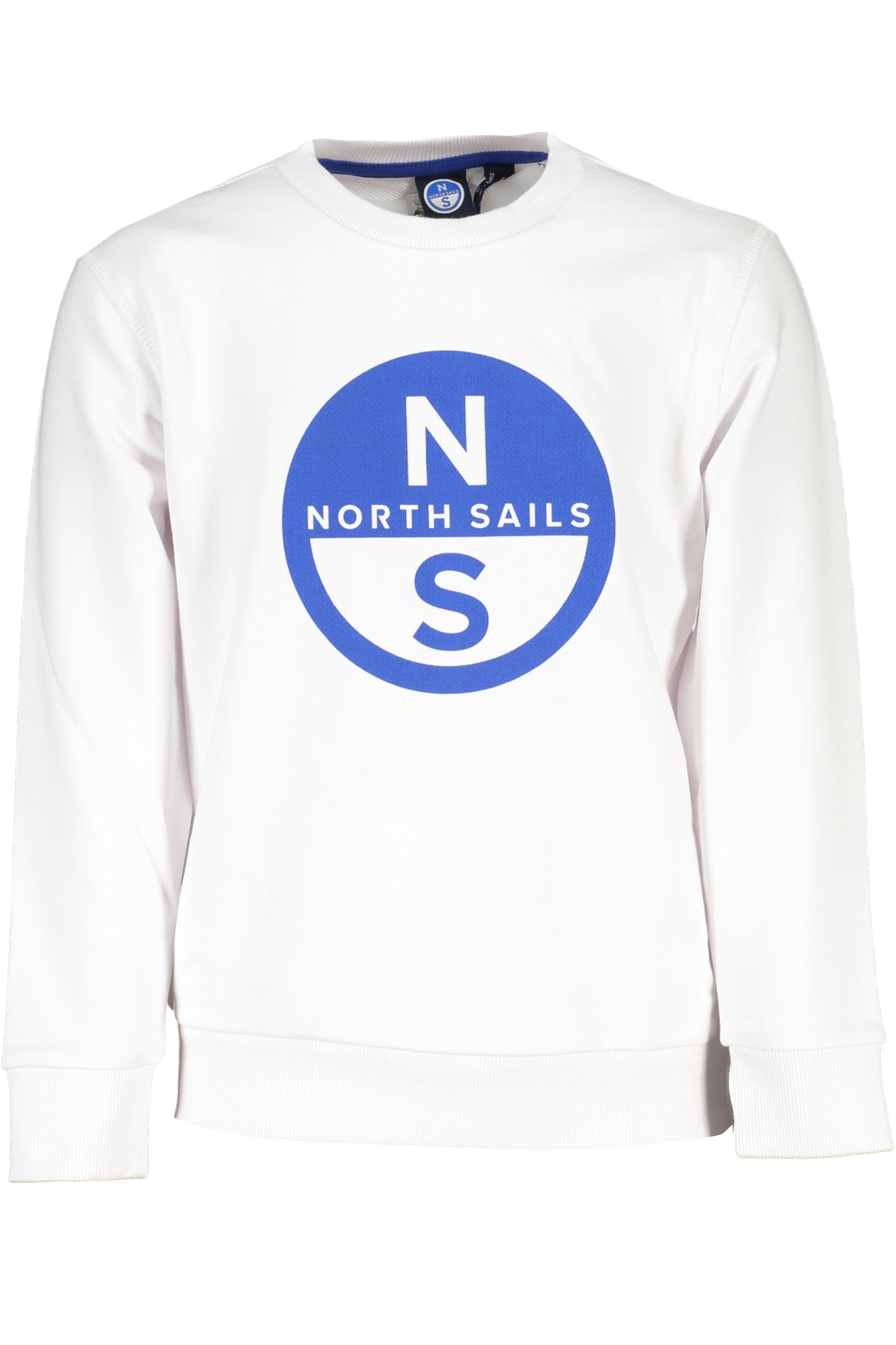 NORTH SAILS WHITE SWEATSHIRT WITHOUT ZIP NORTH SAILS WHITE SWEATSHIRT WITHOUT ZIP