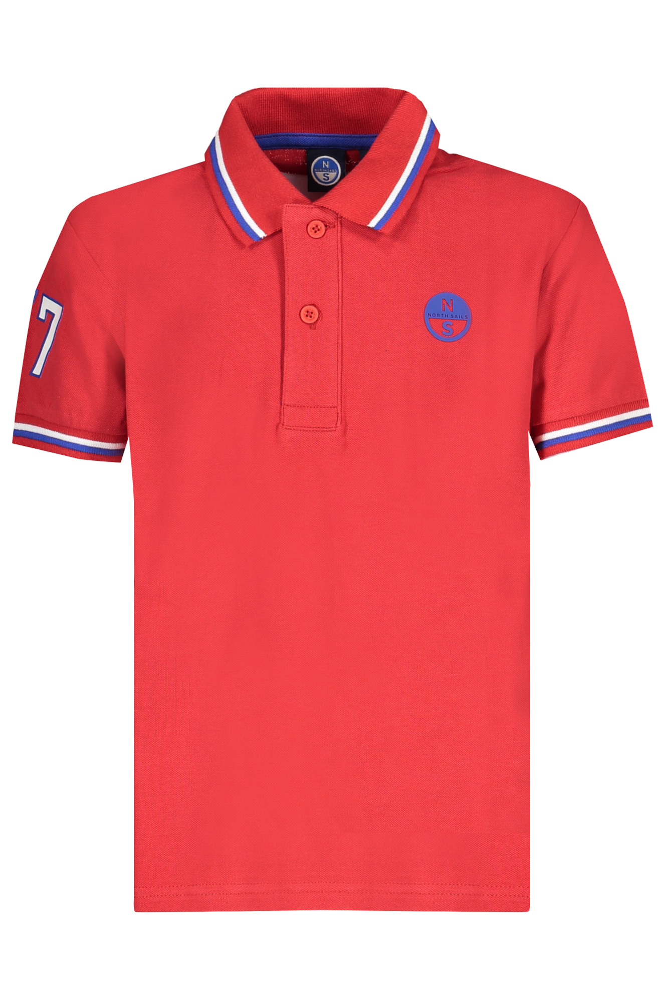 NORTH SAILS SHORT SLEEVED POLO SHIRT FOR KIDS RED NORTH SAILS SHORT SLEEVED POLO SHIRT FOR KIDS RED