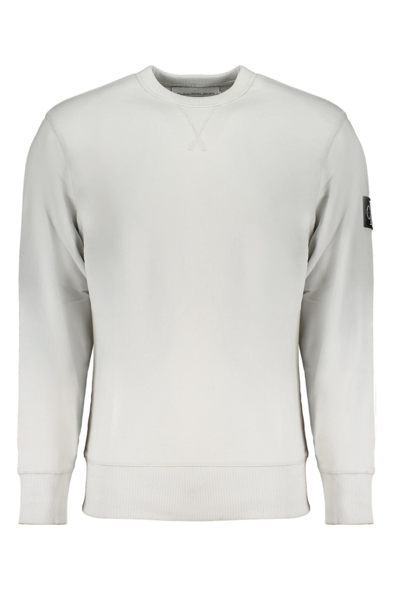 CALVIN KLEIN MEN GRAY ZIPLESS SWEATSHIRT CALVIN KLEIN MEN GRAY ZIPLESS SWEATSHIRT