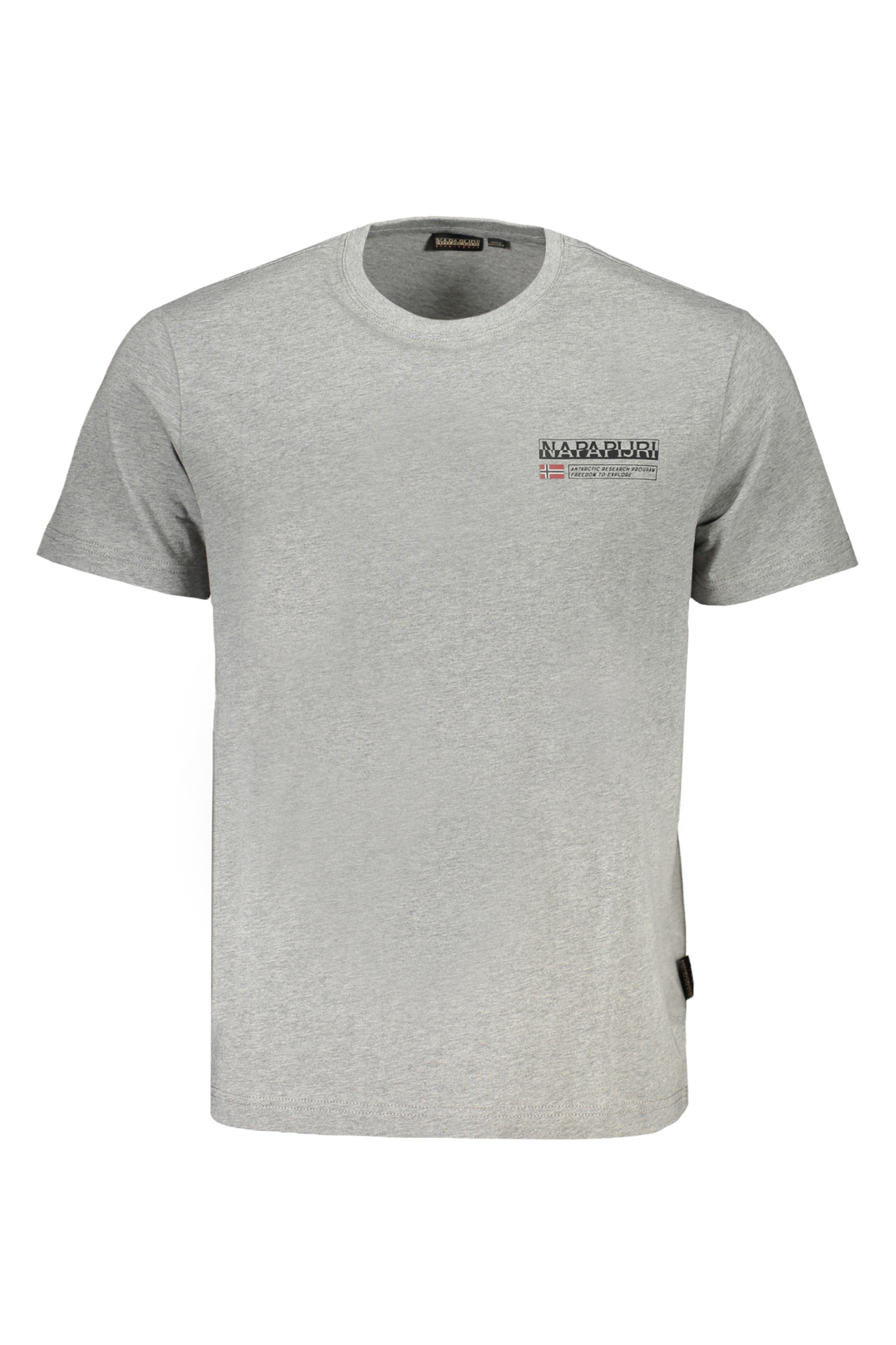 NAPAPIJRI MEN SHORT SLEEVED T-SHIRT GRAY
