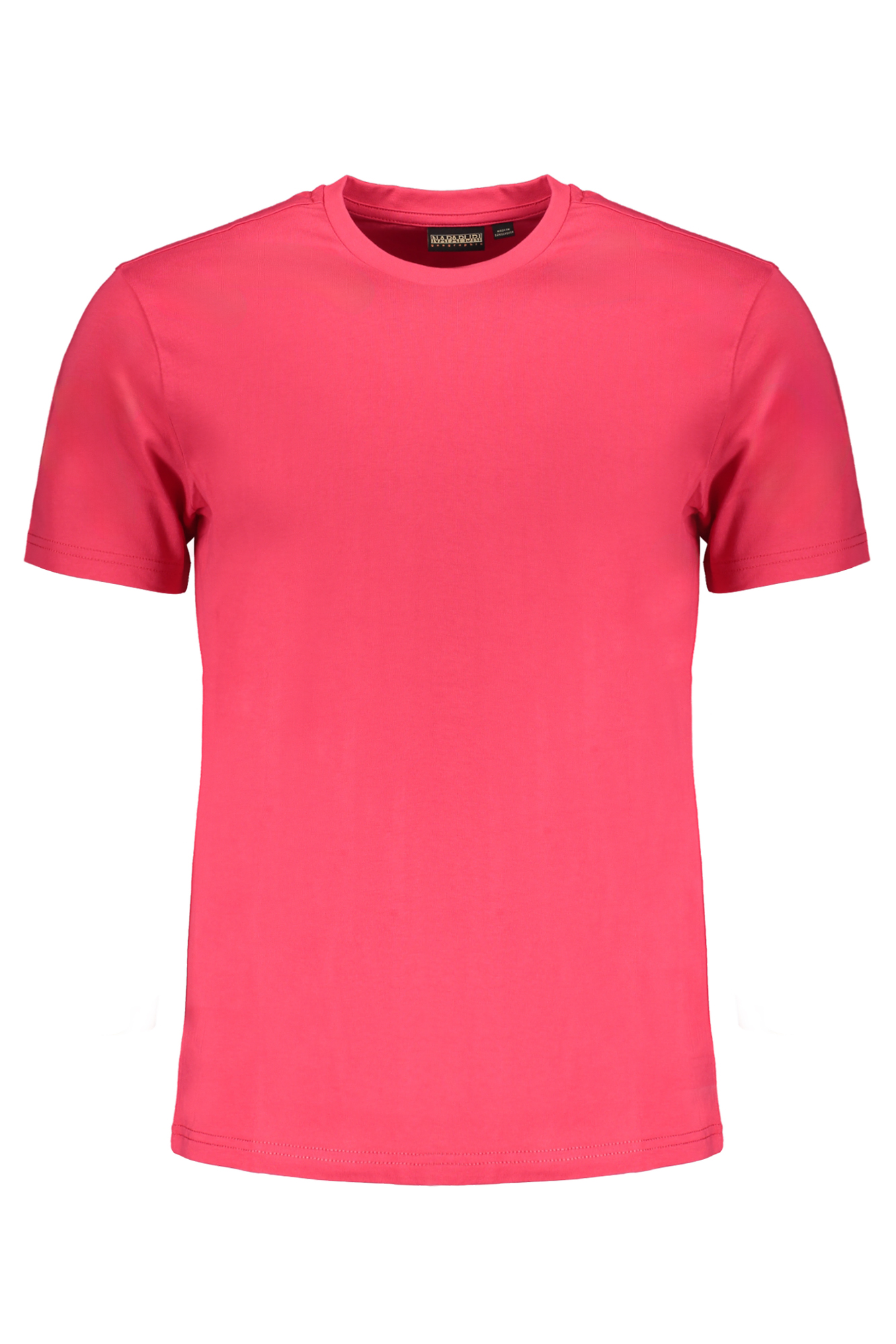 NAPAPIJRI MEN SHORT SLEEVE T-SHIRT PINK NAPAPIJRI MEN SHORT SLEEVE T-SHIRT PINK