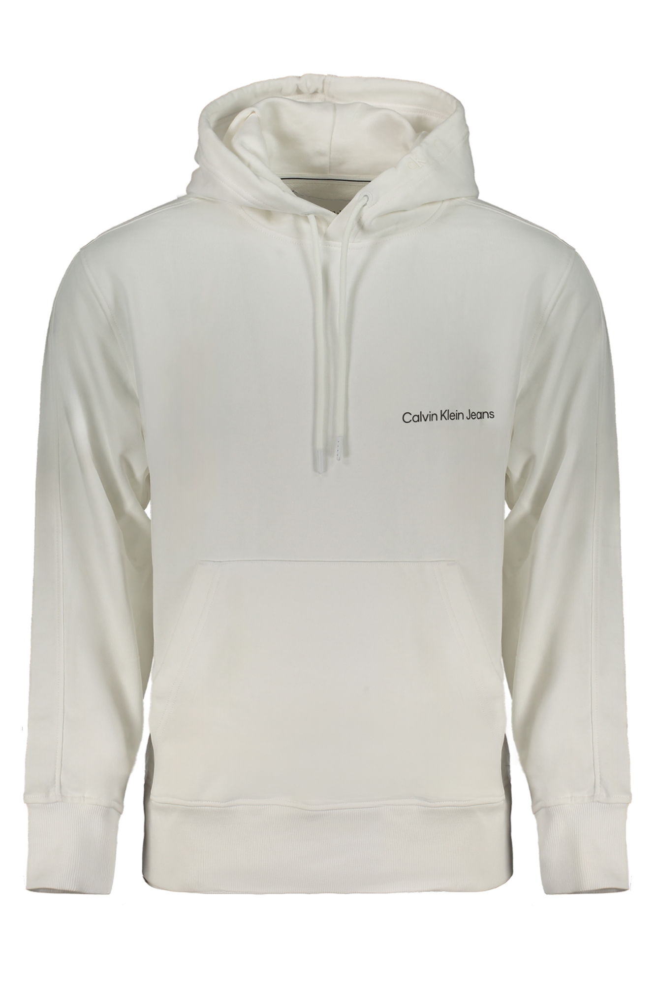 CALVIN KLEIN MEN WHITE ZIPLESS SWEATSHIRT CALVIN KLEIN MEN WHITE ZIPLESS SWEATSHIRT