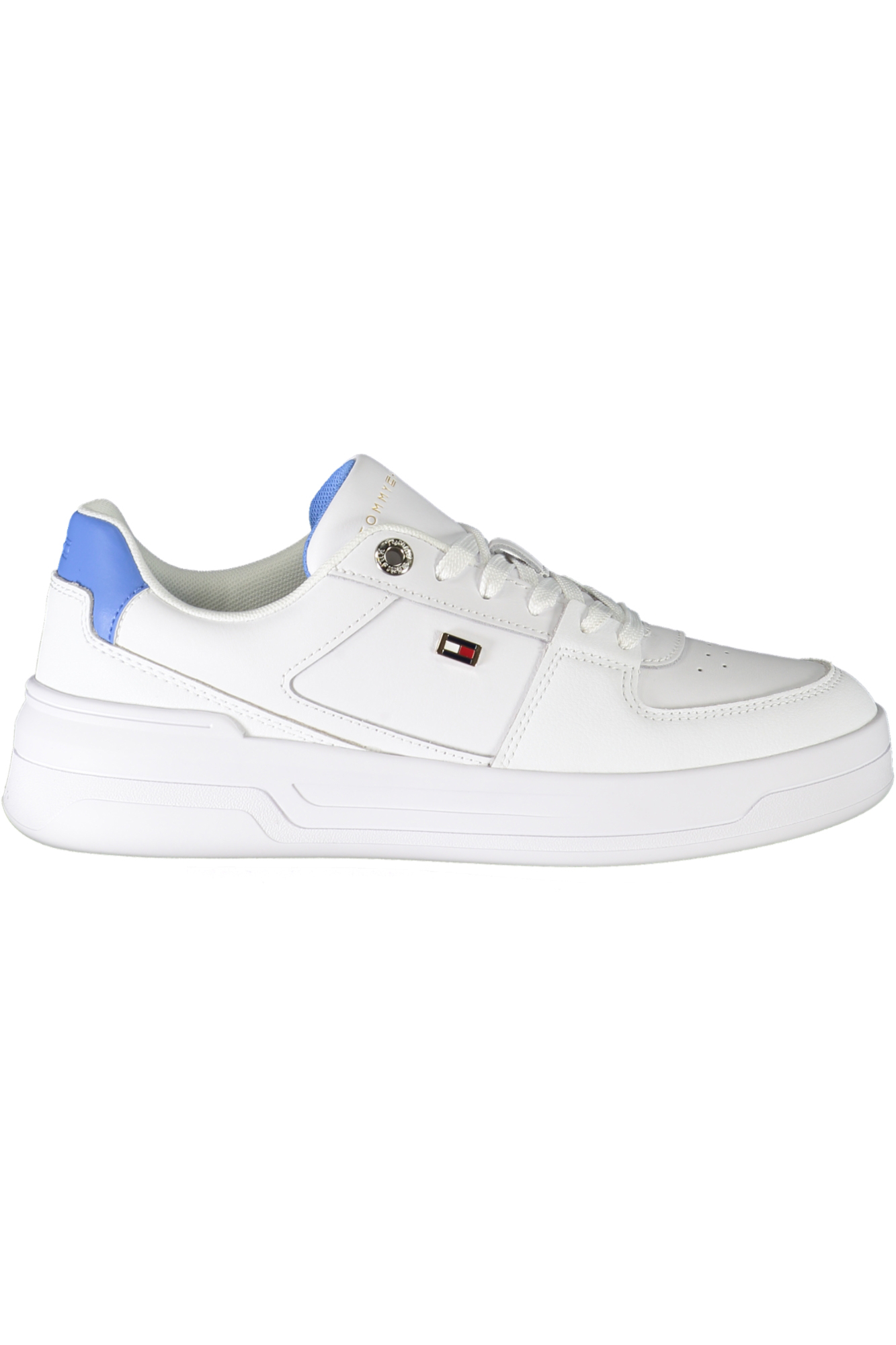 TOMMY HILFIGER WHITE WOMEN SPORTS SHOES TOMMY HILFIGER WHITE WOMEN SPORTS SHOES