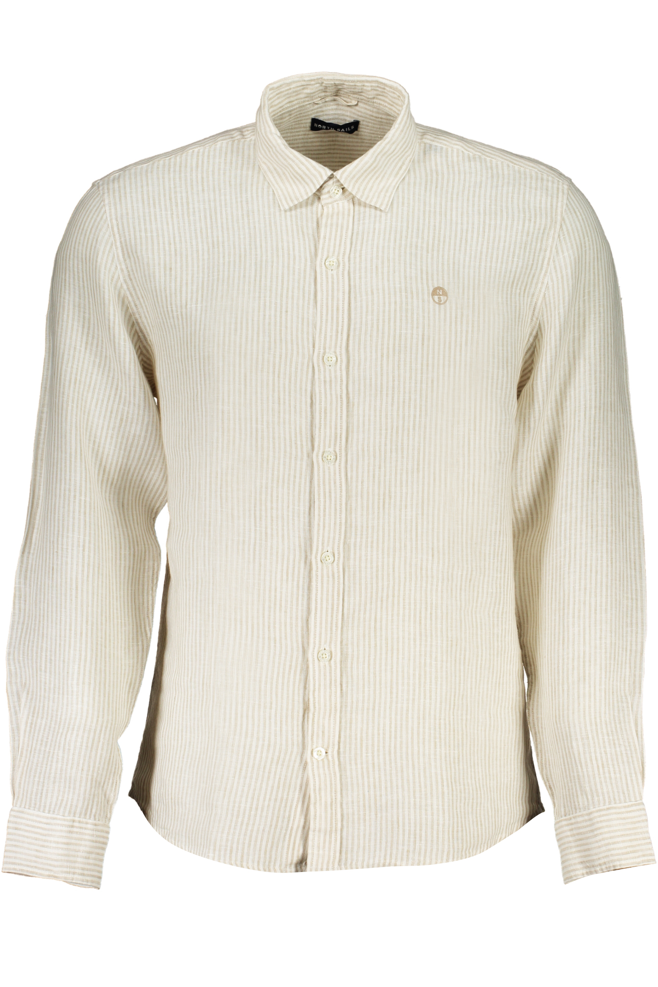 NORTH SAILS MEN LONG SLEEVE SHIRT BEIGE NORTH SAILS MEN LONG SLEEVE SHIRT BEIGE