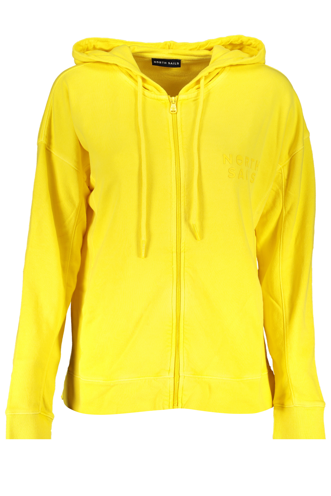 NORTH SAILS WOMEN YELLOW ZIP SWEATSHIRT