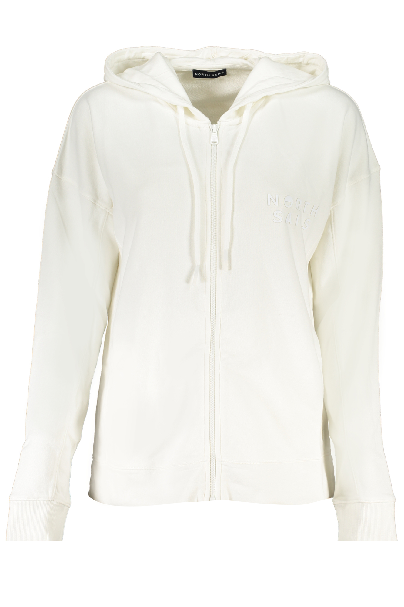 NORTH SAILS WOMEN ZIP SWEATSHIRT WHITE NORTH SAILS WOMEN ZIP SWEATSHIRT WHITE