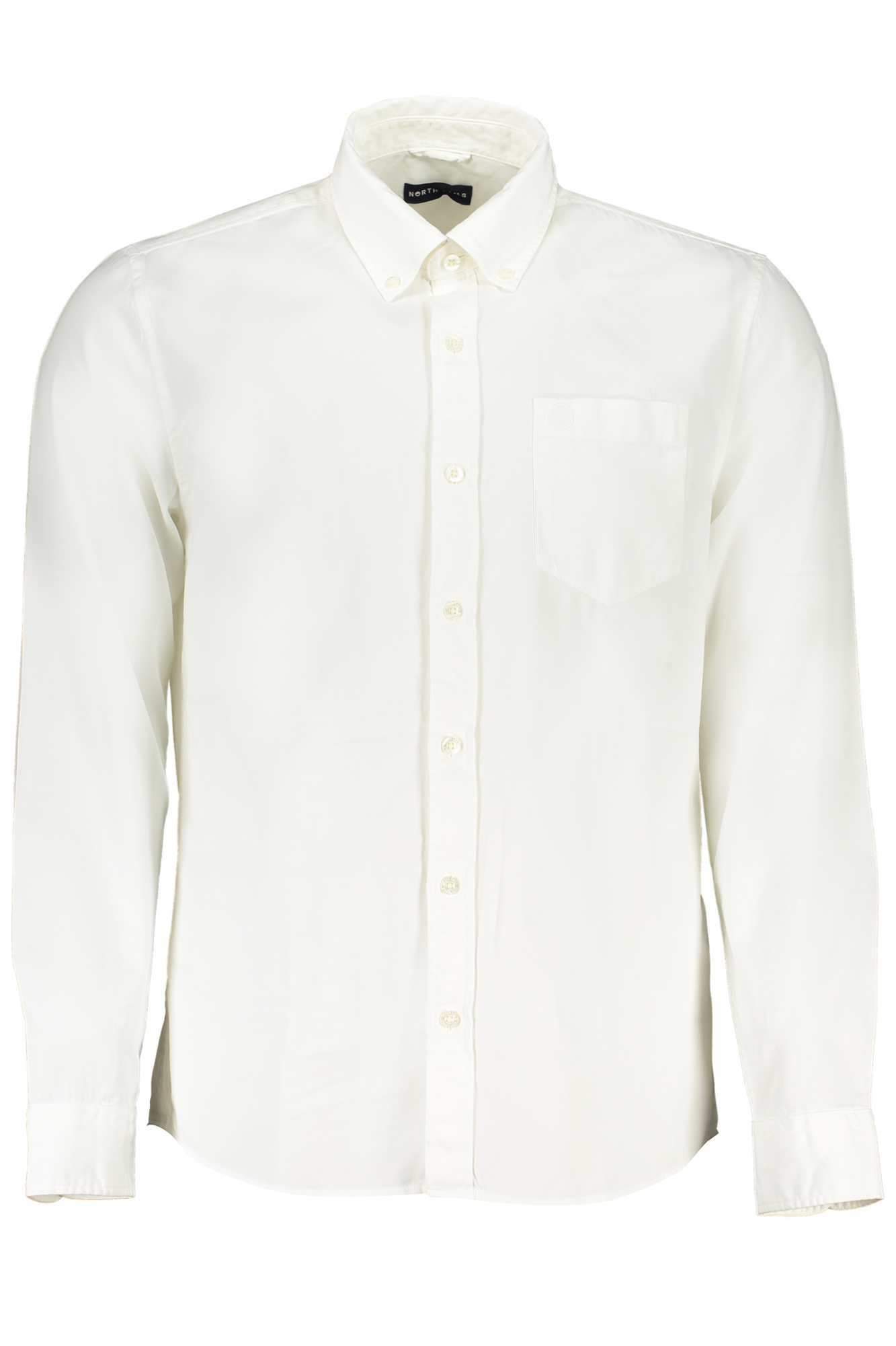 NORTH SAILS MEN WHITE LONG SLEEVE SHIRT NORTH SAILS MEN WHITE LONG SLEEVE SHIRT