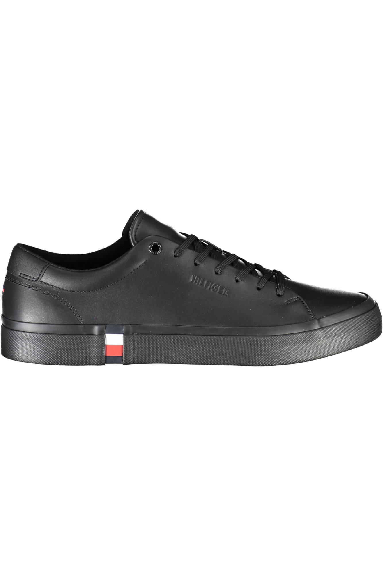 TOMMY HILFIGER BLACK MAN SPORT SHOES TOMMY HILFIGER BLACK MAN SPORT SHOES