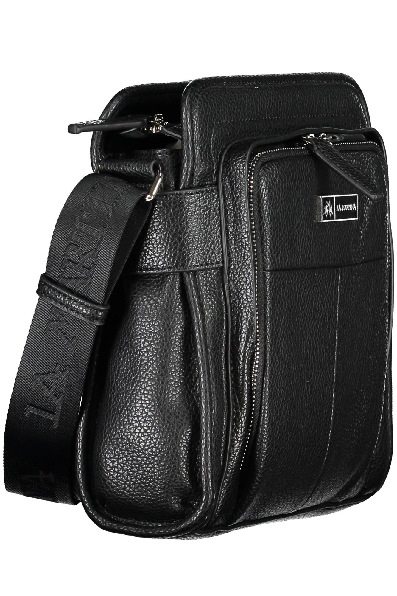 LA MARTINA BLACK MAN SHOULDER BAG