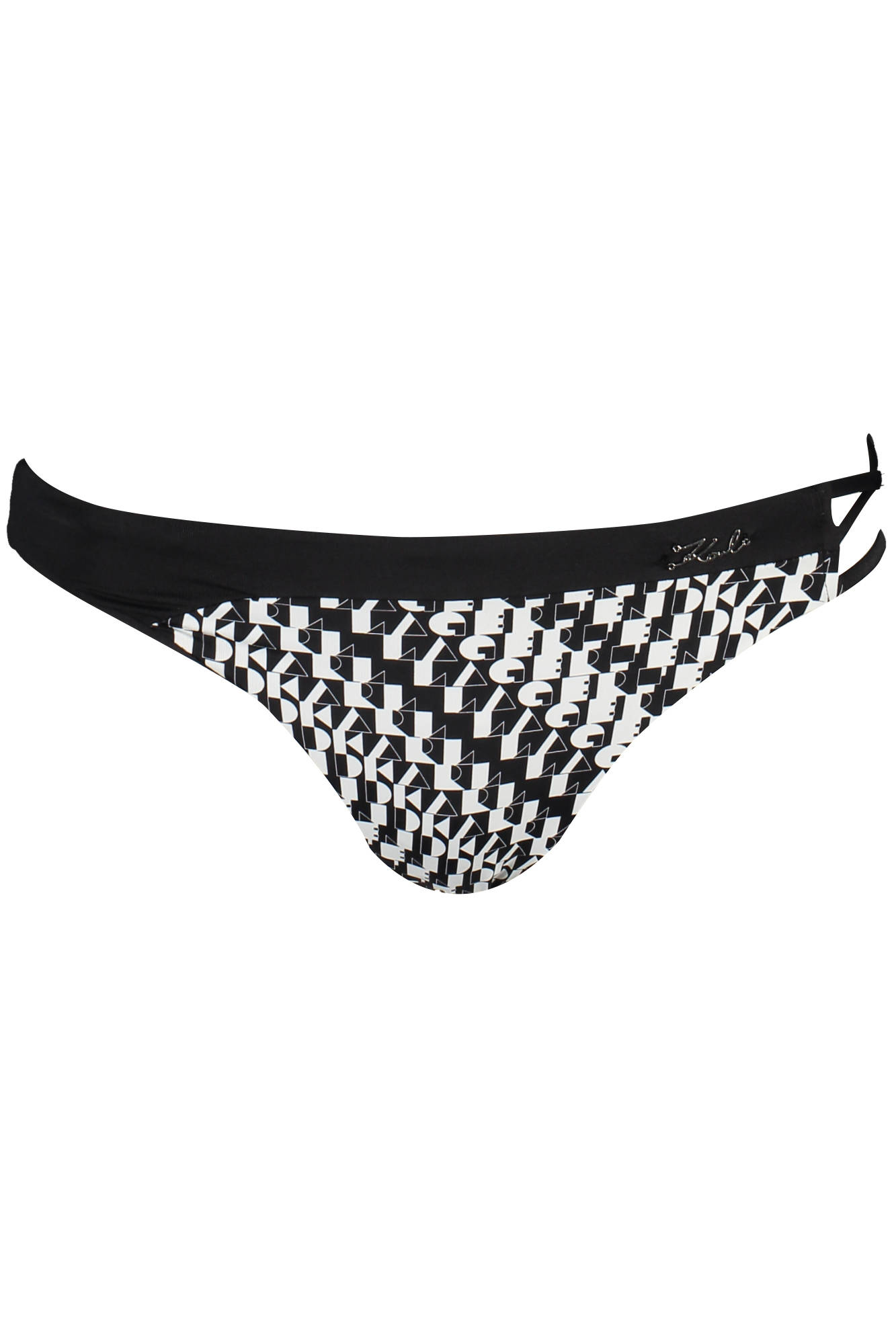KARL LAGERFELD BEACHWEAR WOMEN BOTTOM SWIMSUIT BLACK KARL LAGERFELD BEACHWEAR WOMEN BOTTOM SWIMSUIT BLACK
