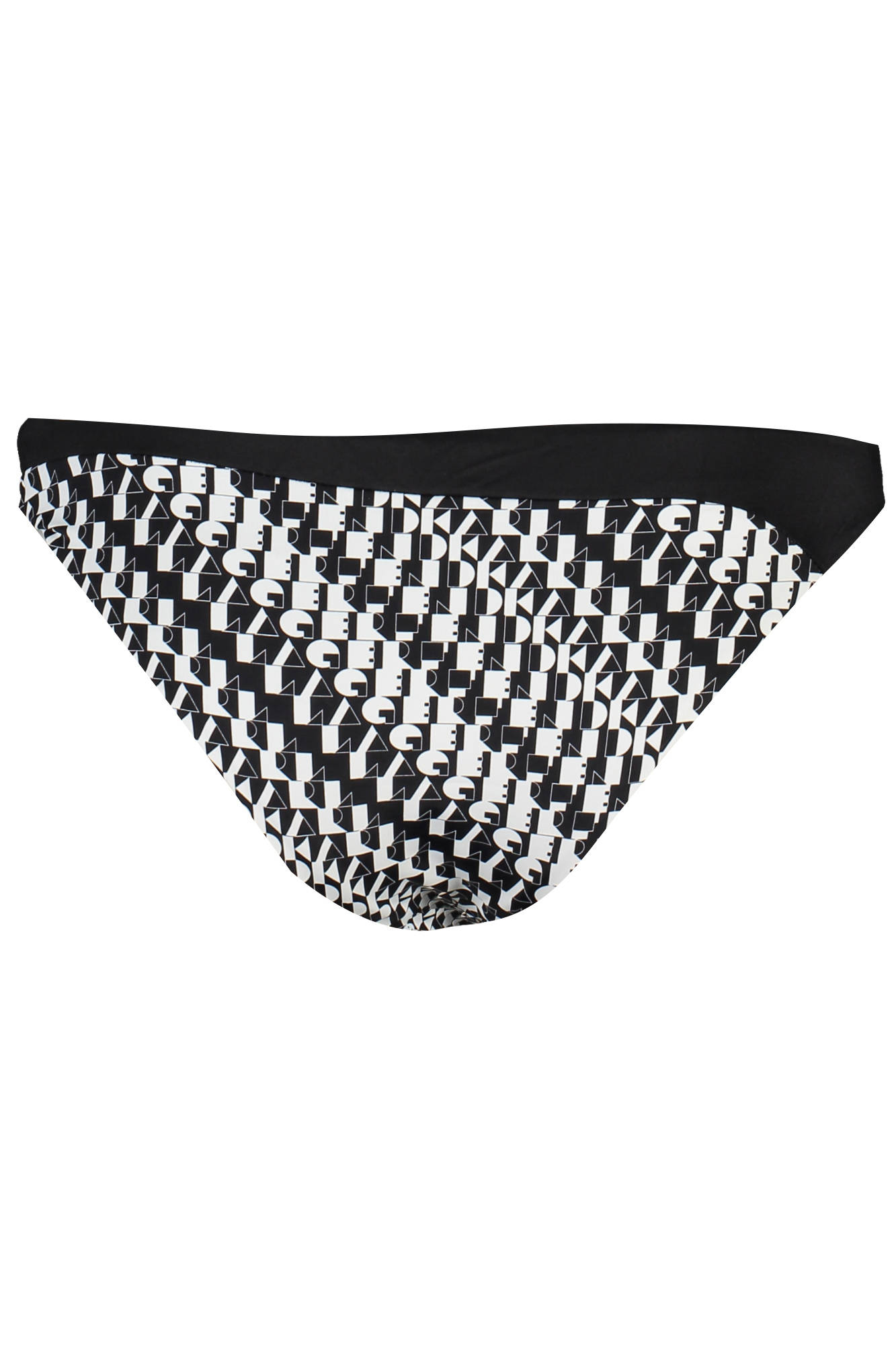 KARL LAGERFELD BEACHWEAR WOMEN BOTTOM SWIMSUIT BLACK
