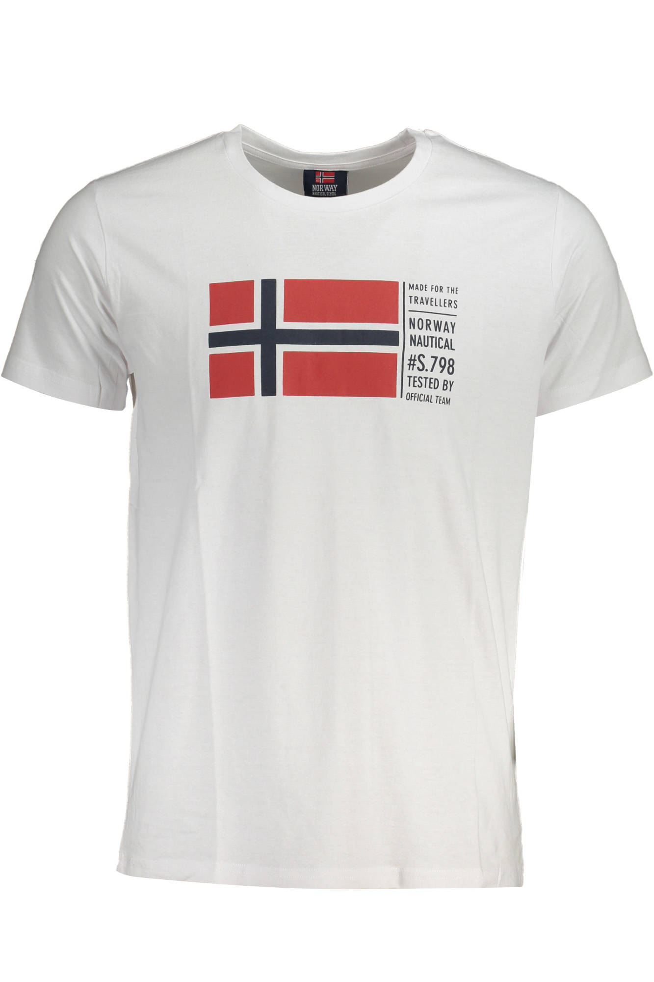 NORWAY 1963 WHITE MEN SHORT SLEEVED T-SHIRT NORWAY 1963 WHITE MEN SHORT SLEEVED T-SHIRT