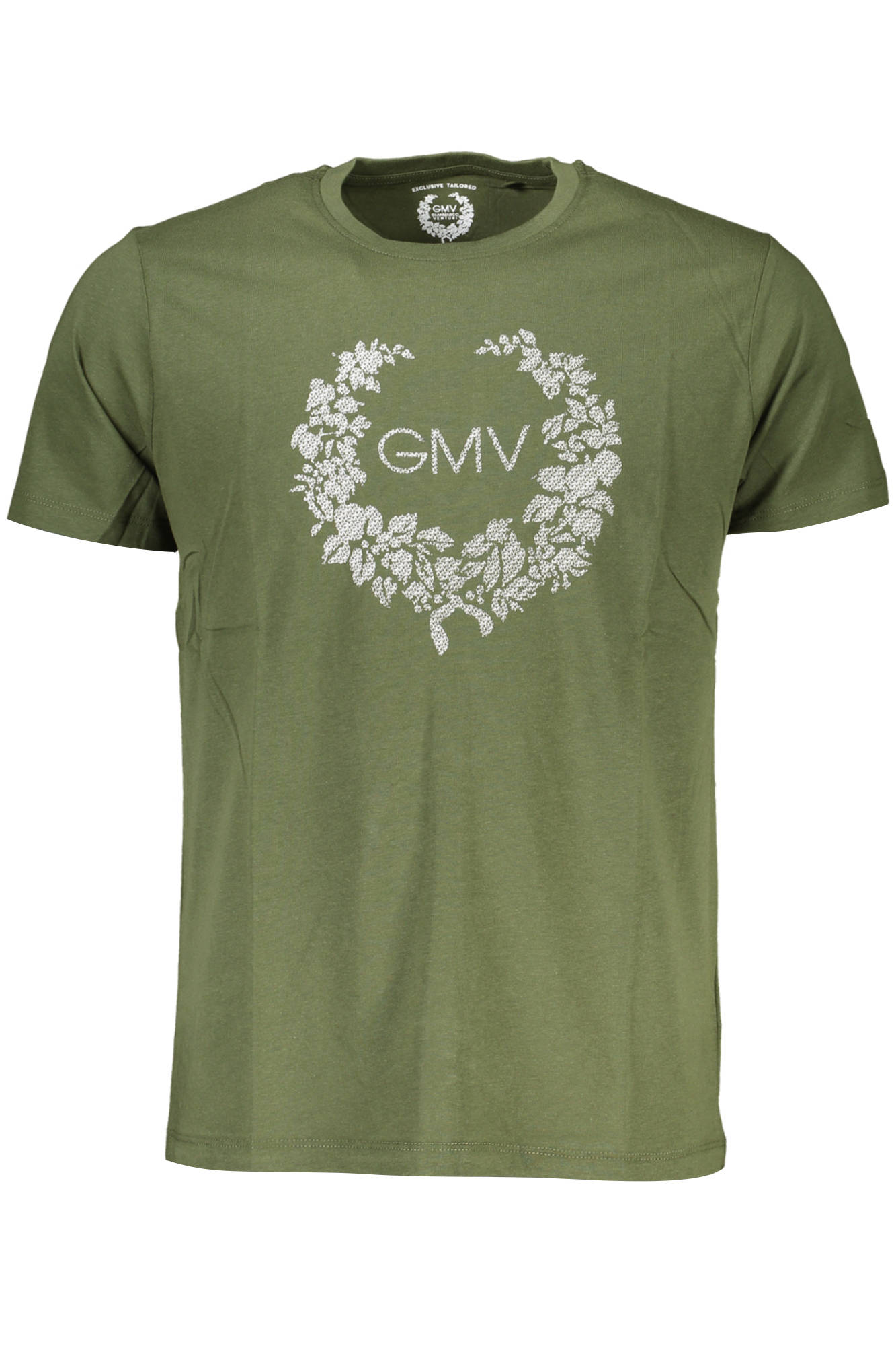 GIAN MARCO VENTURI MEN SHORT SLEEVED T-SHIRT GREEN GIAN MARCO VENTURI MEN SHORT SLEEVED T-SHIRT GREEN