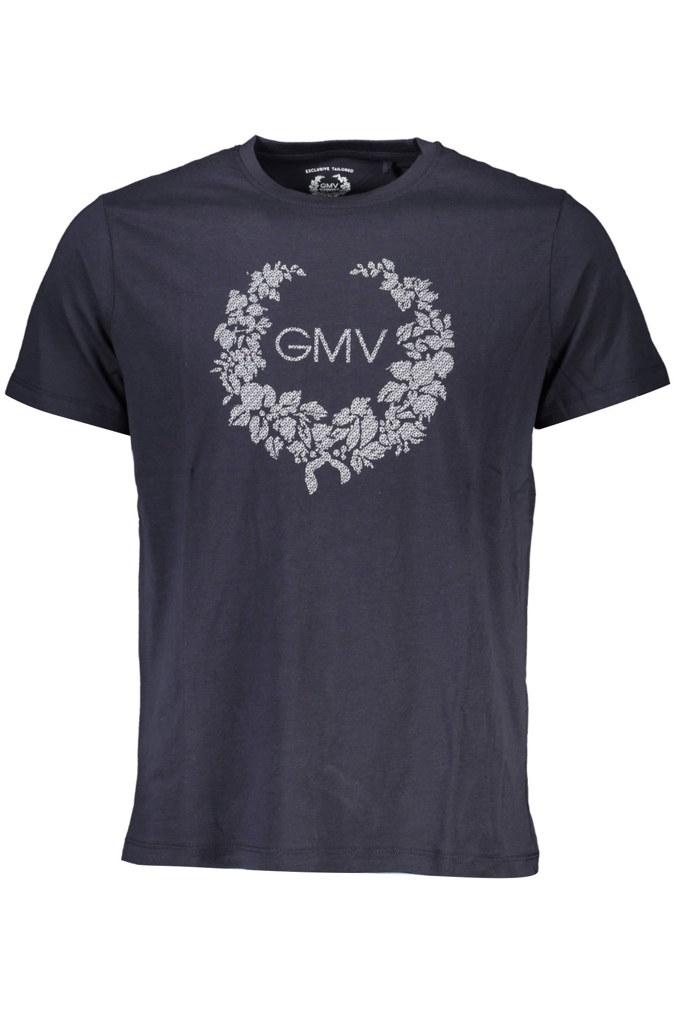 GIAN MARCO VENTURI MEN SHORT SLEEVED T-SHIRT BLUE GIAN MARCO VENTURI MEN SHORT SLEEVED T-SHIRT BLUE