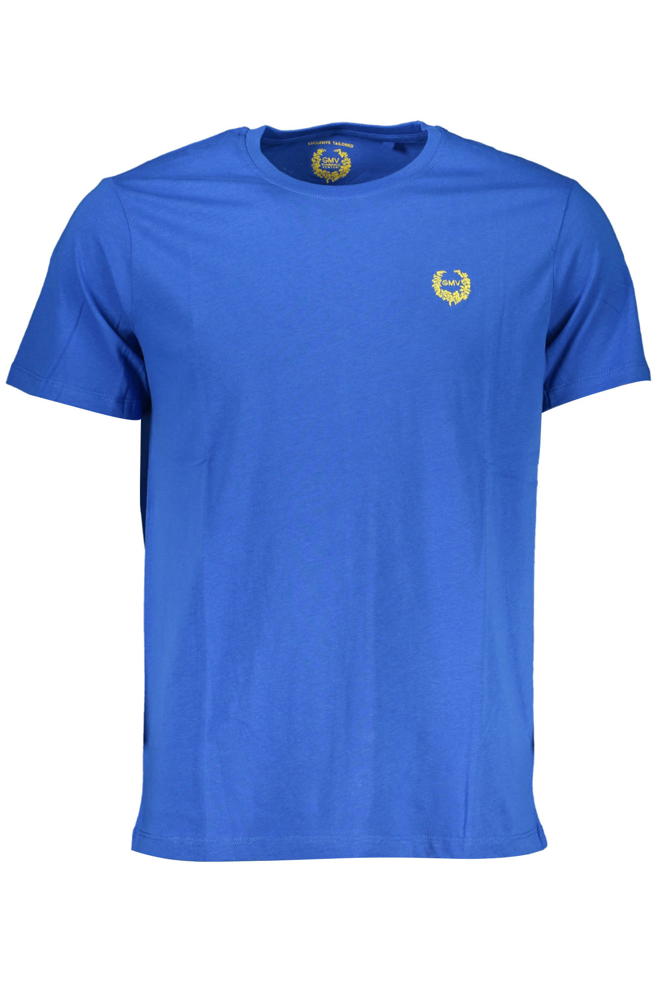 GIAN MARCO VENTURI MEN SHORT SLEEVED T-SHIRT BLUE GIAN MARCO VENTURI MEN SHORT SLEEVED T-SHIRT BLUE