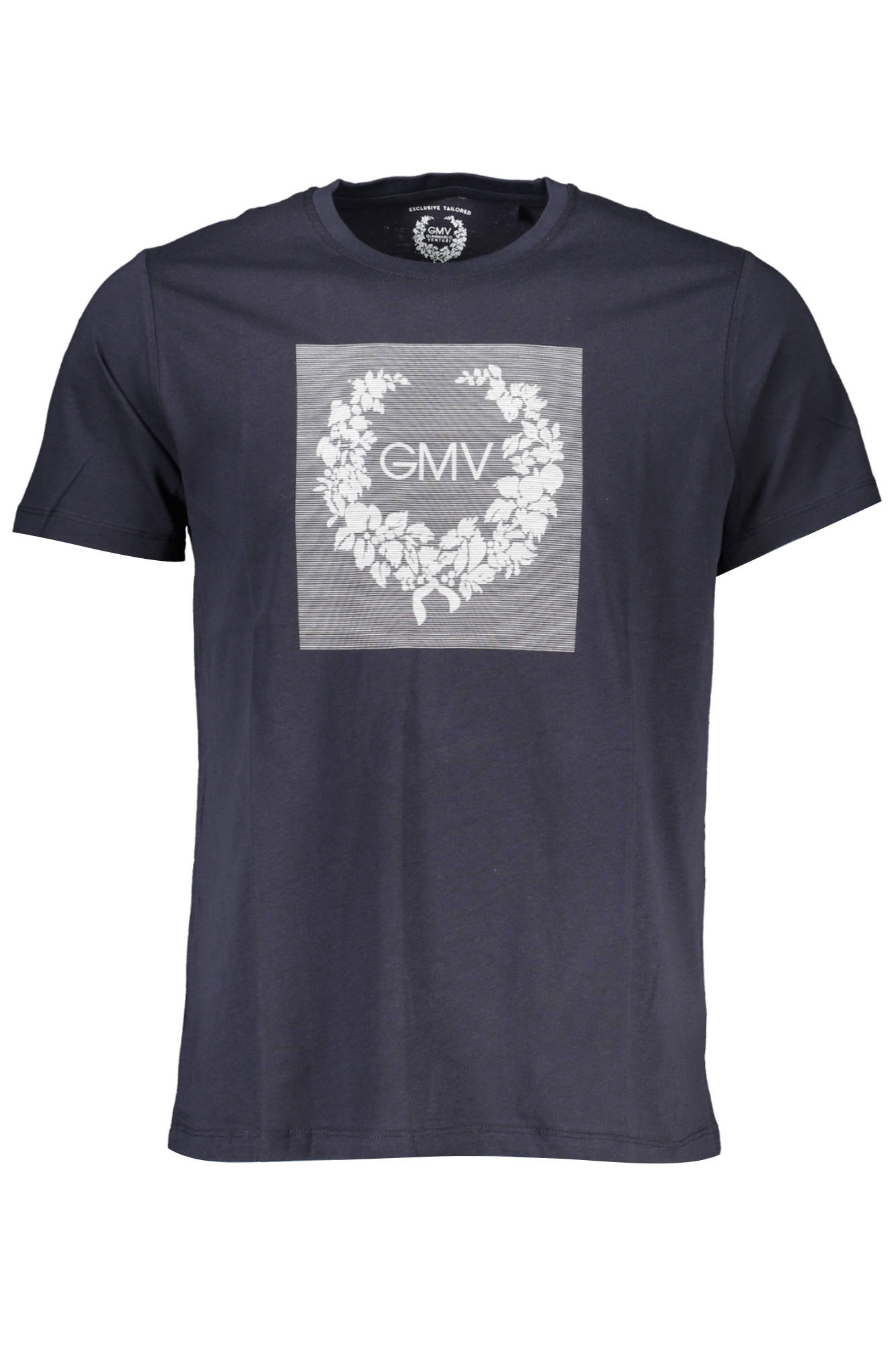 GIAN MARCO VENTURI MEN SHORT SLEEVED T-SHIRT BLUE GIAN MARCO VENTURI MEN SHORT SLEEVED T-SHIRT BLUE