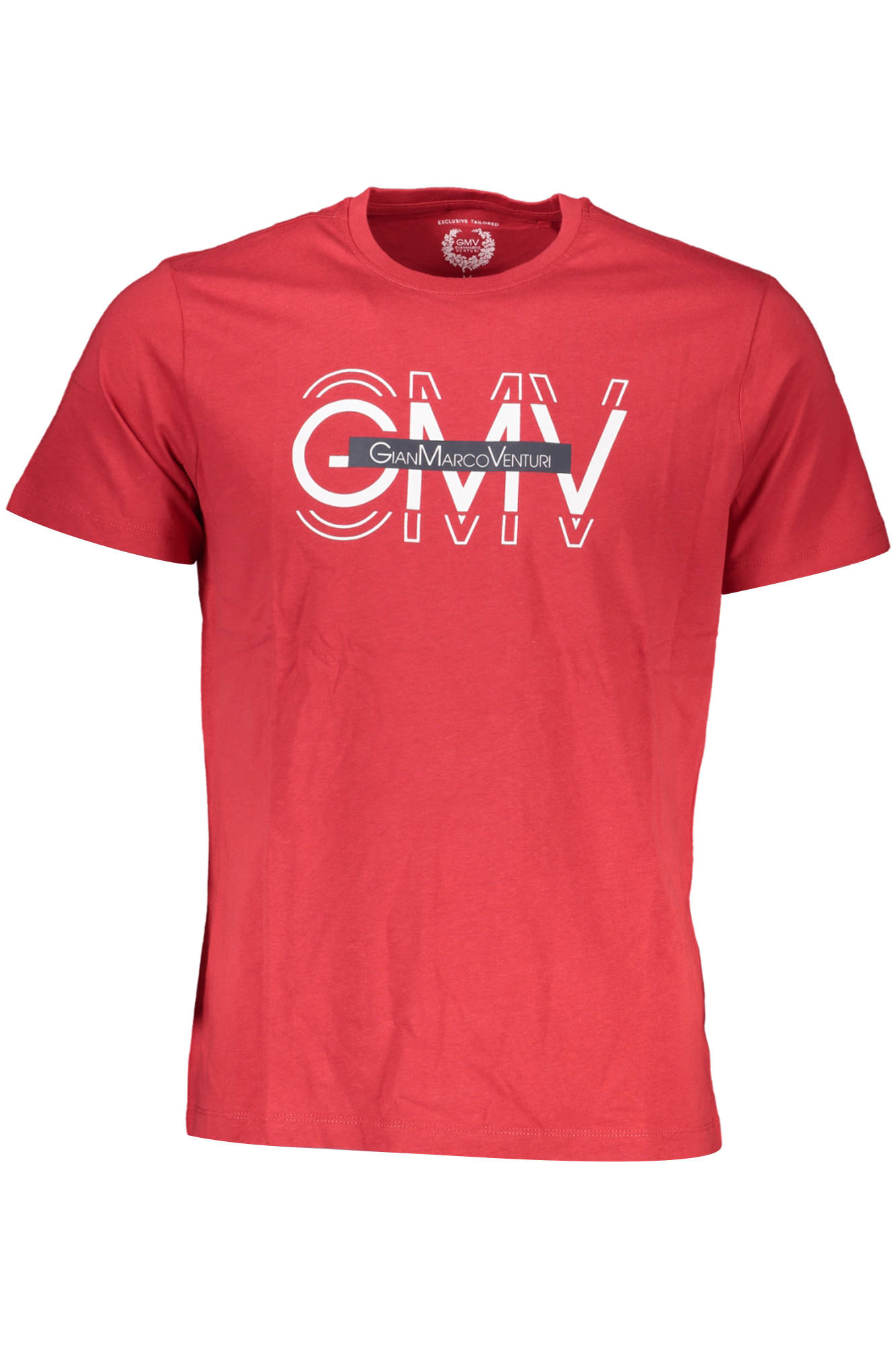 GIAN MARCO VENTURI MEN SHORT SLEEVE T-SHIRT RED GIAN MARCO VENTURI MEN SHORT SLEEVE T-SHIRT RED