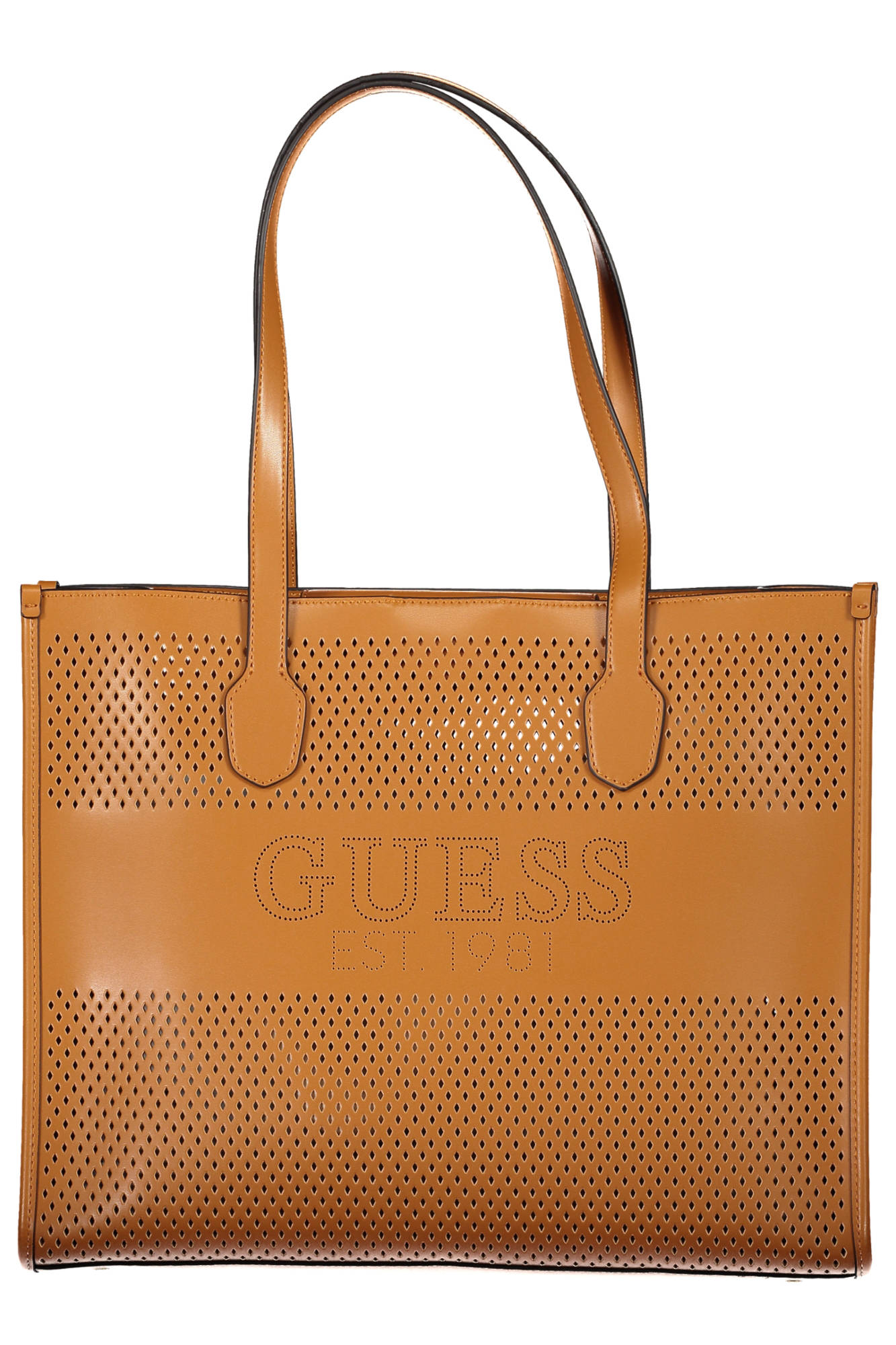 GUESS JEANS WOMEN BAG BROWN GUESS JEANS WOMEN BAG BROWN